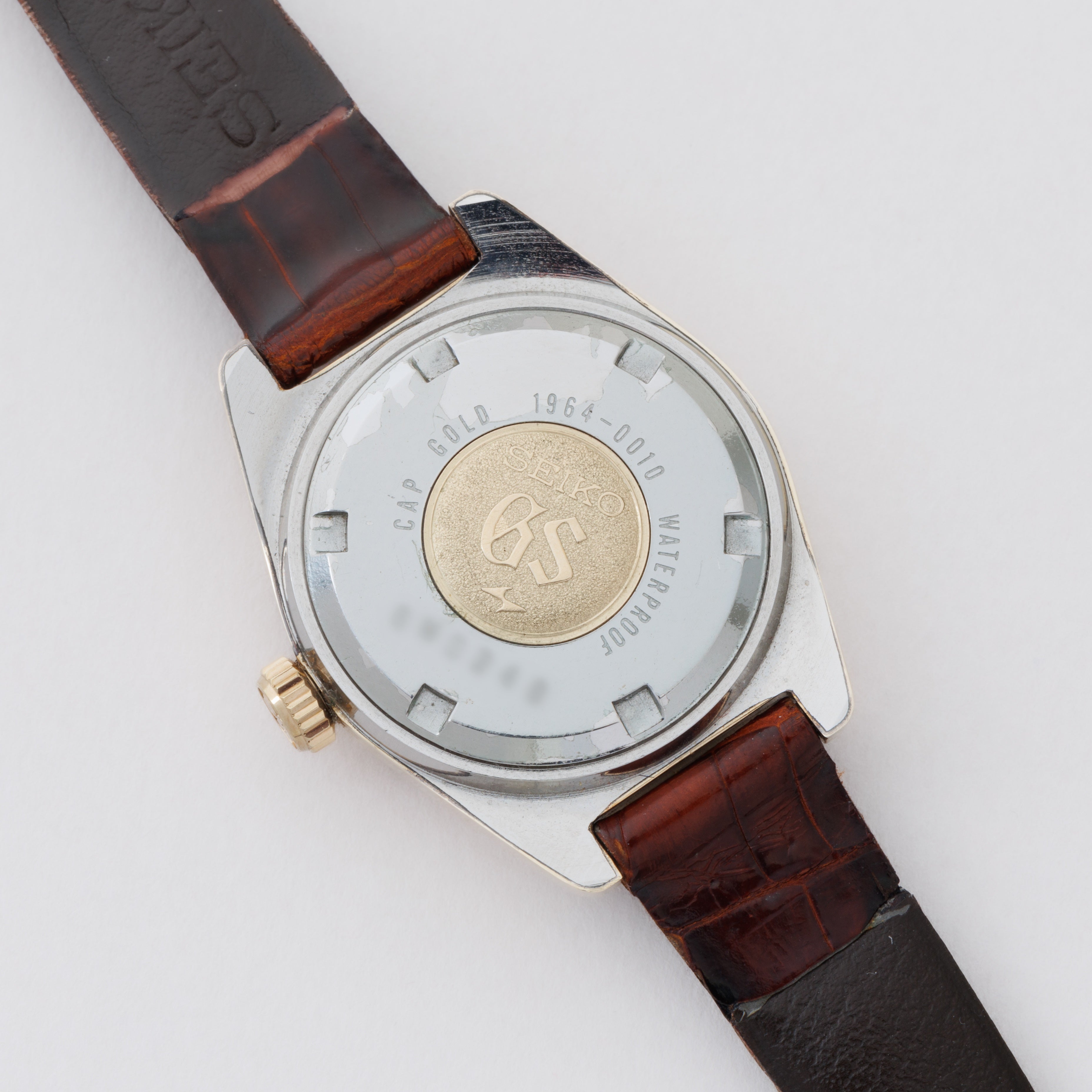 グランドセイコー レディース CAPゴールド 1968年製 手巻き10振動 Ref.1964-0010 純正尾錠付き