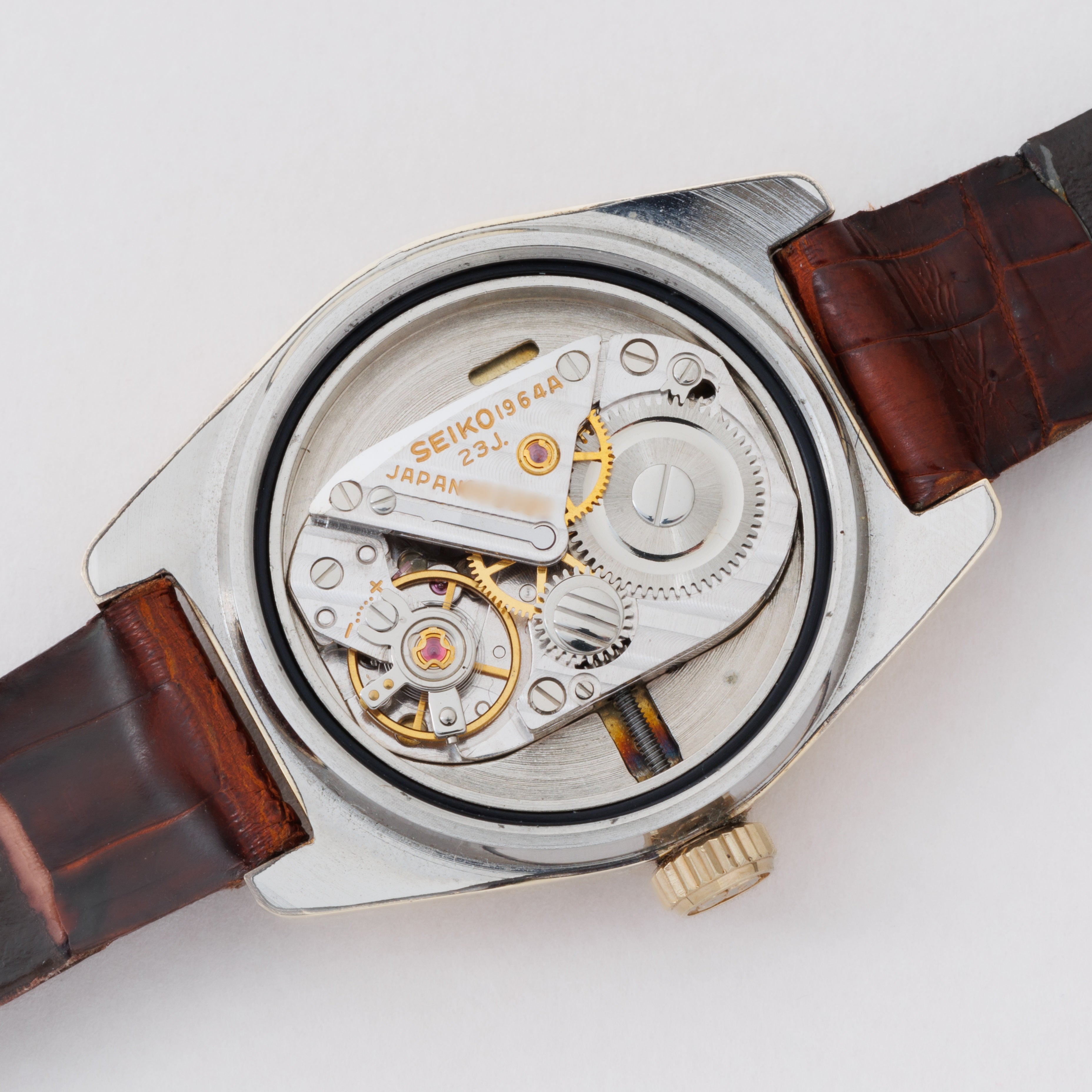 グランドセイコー レディース CAPゴールド 1968年製 手巻き10振動 Ref.1964-0010 純正尾錠付き