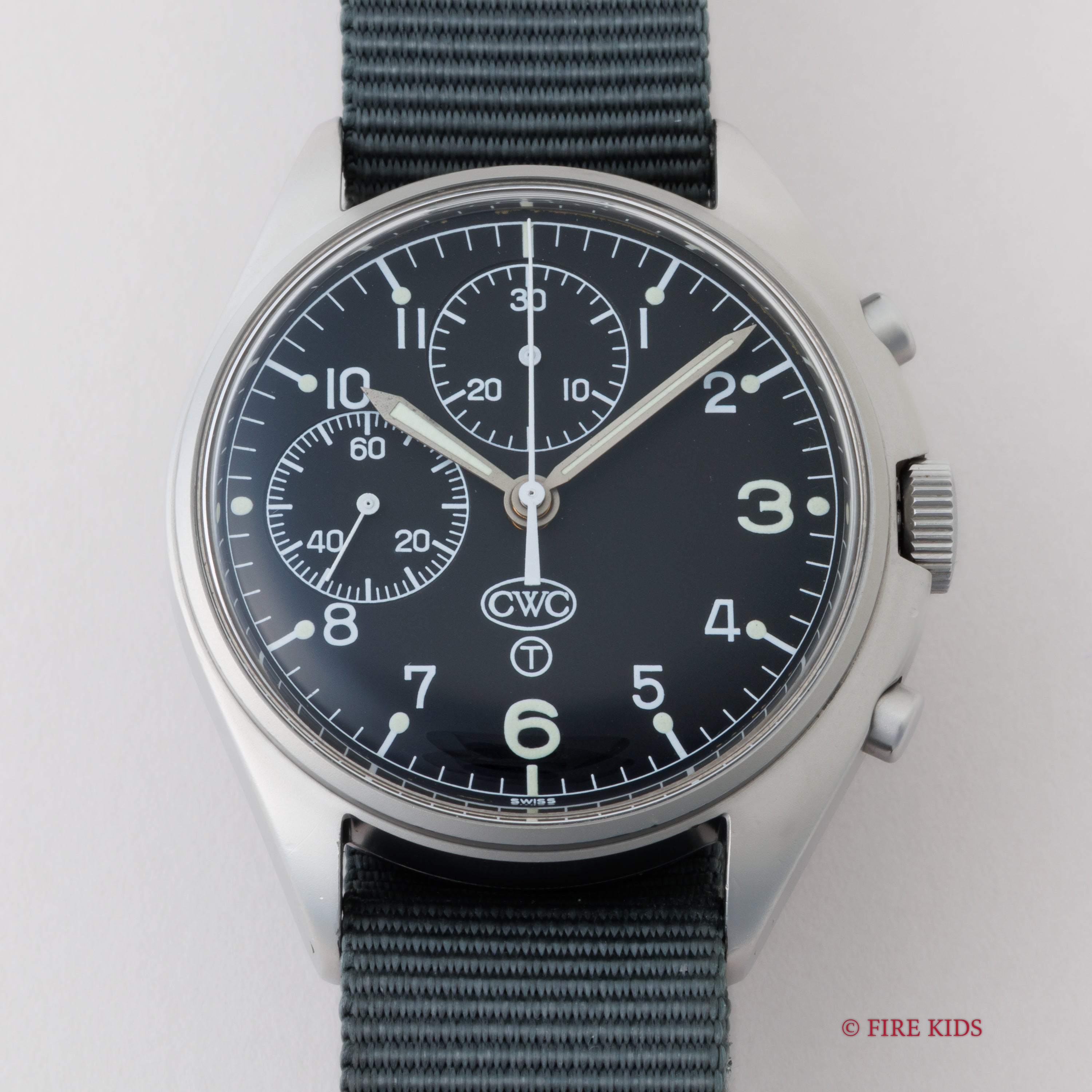 CWC 1990年代製 ブロードアロー ミリタリークロノグラフ 6645‐99 924-3306