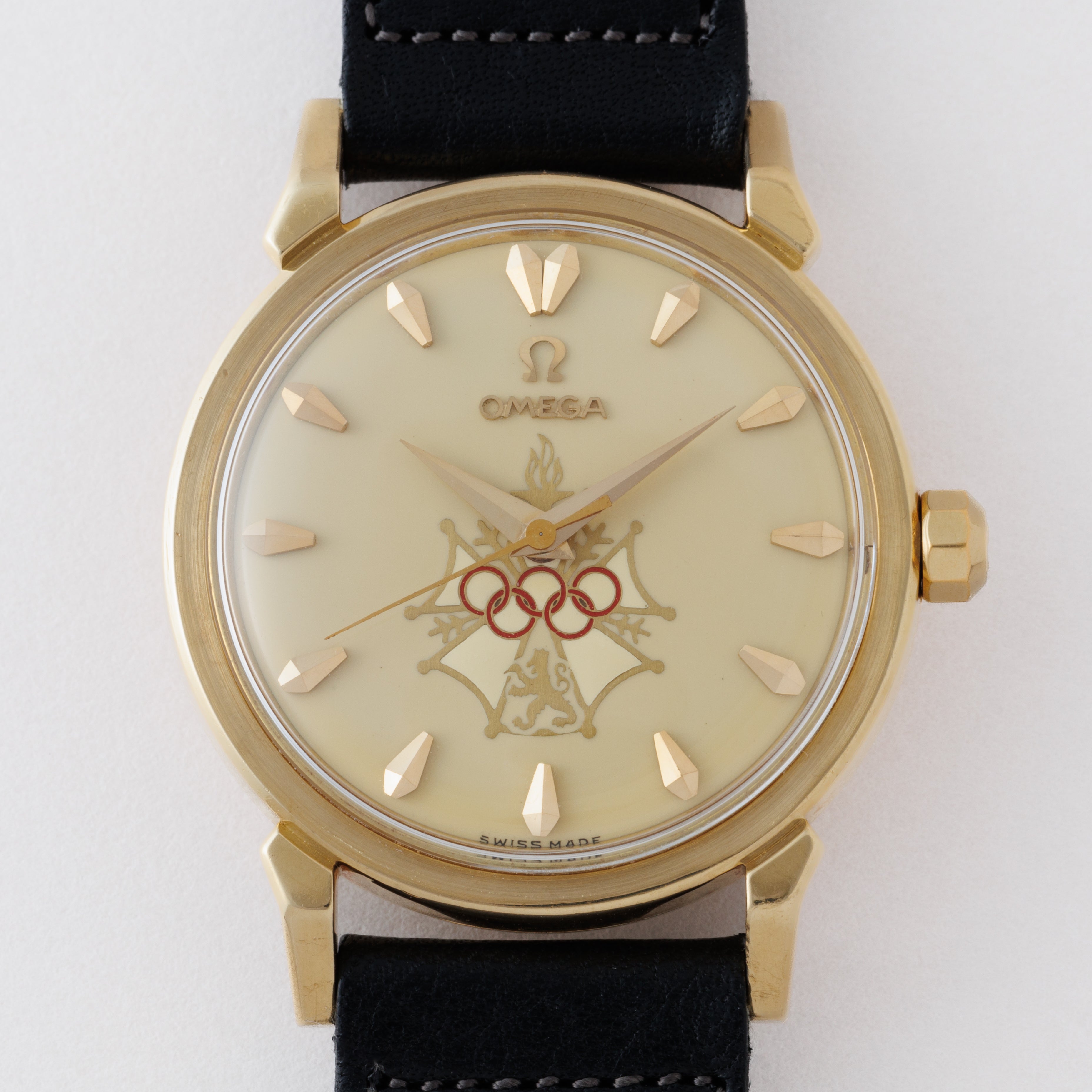 オメガ シーマスター XVI プロトタイプ 1956年製 Ref.2850SC メルボルンオリンピック 18金イエローゴールド