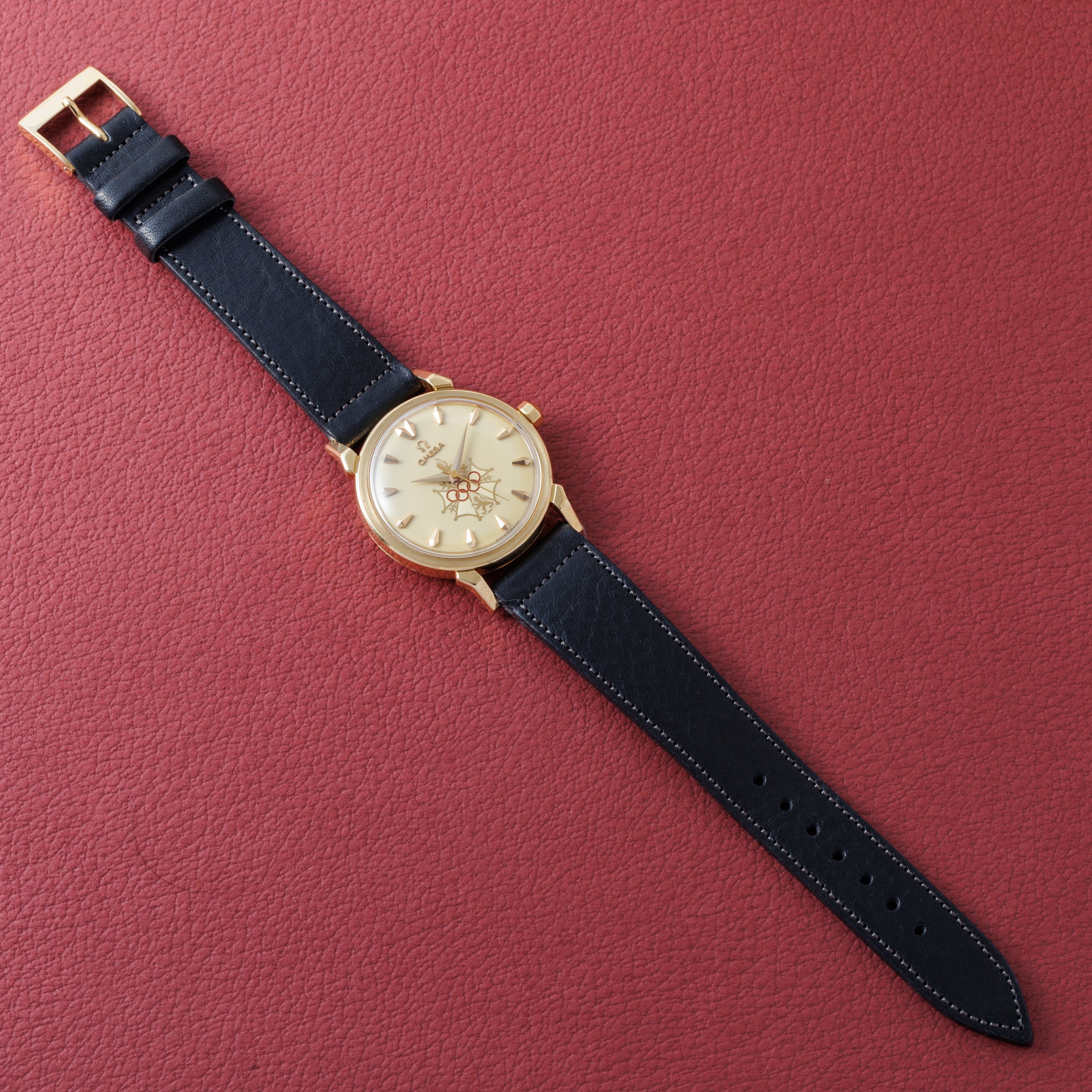 オメガ シーマスター XVI プロトタイプ 1956年製 Ref.2850SC メルボルンオリンピック 18金イエローゴールド