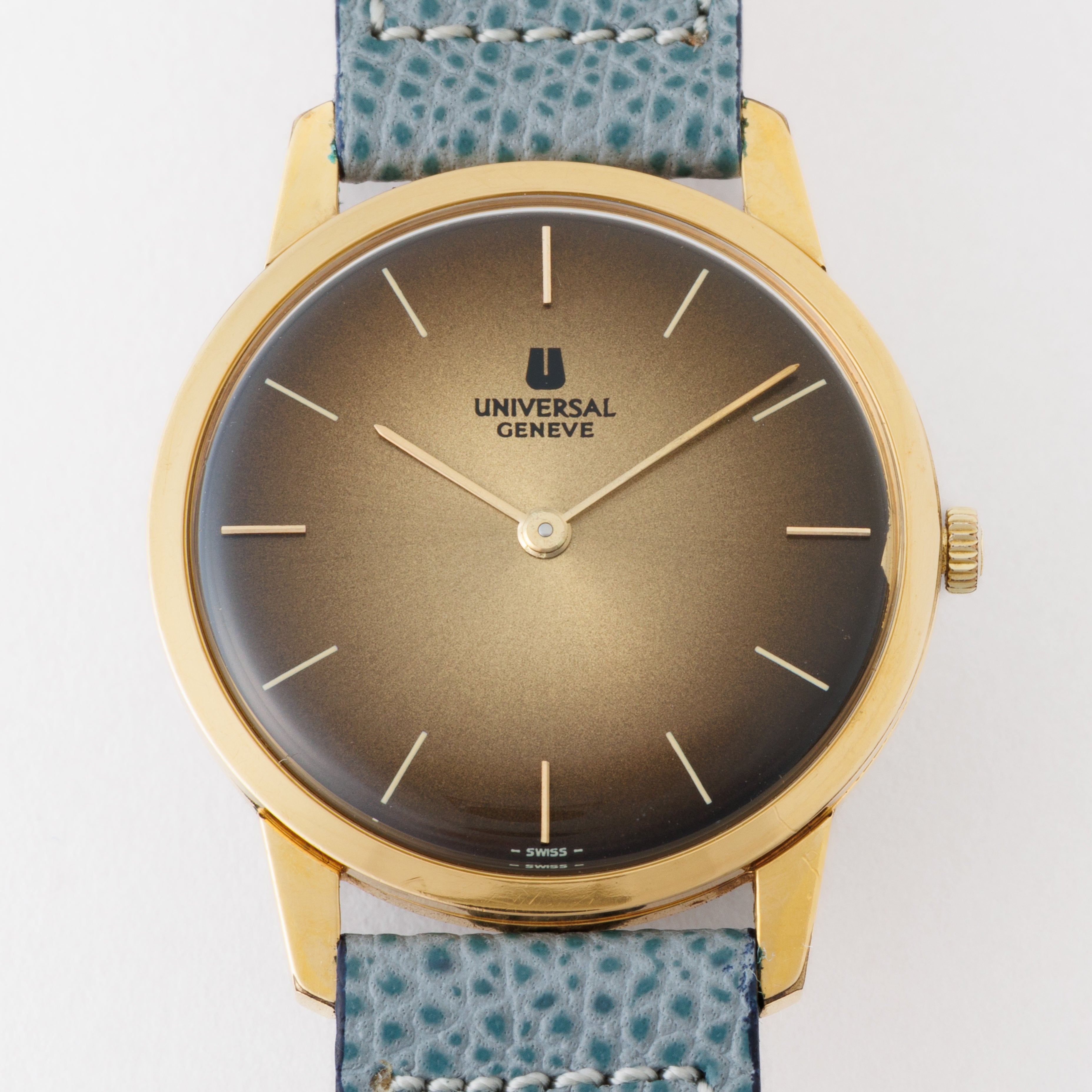 ユニバーサル・ジュネーブ アルテッセ ブラウングラデ―ション 手巻き 1970年代製 金張り Ref.542101 Cal.1-42