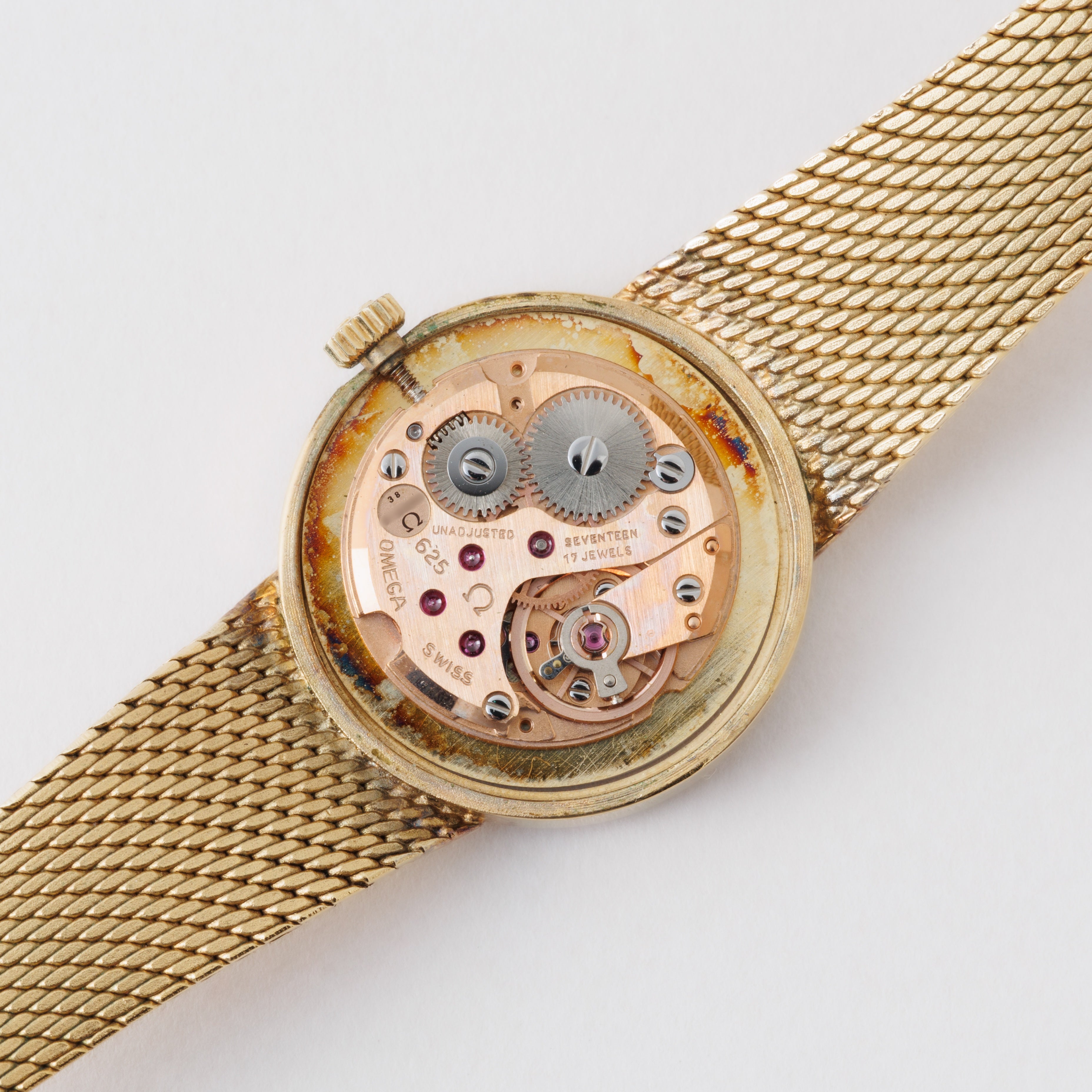 オメガ ジュネーブ 手巻き レディース 1974年製 金張り Ref.711.2022 Cal.625