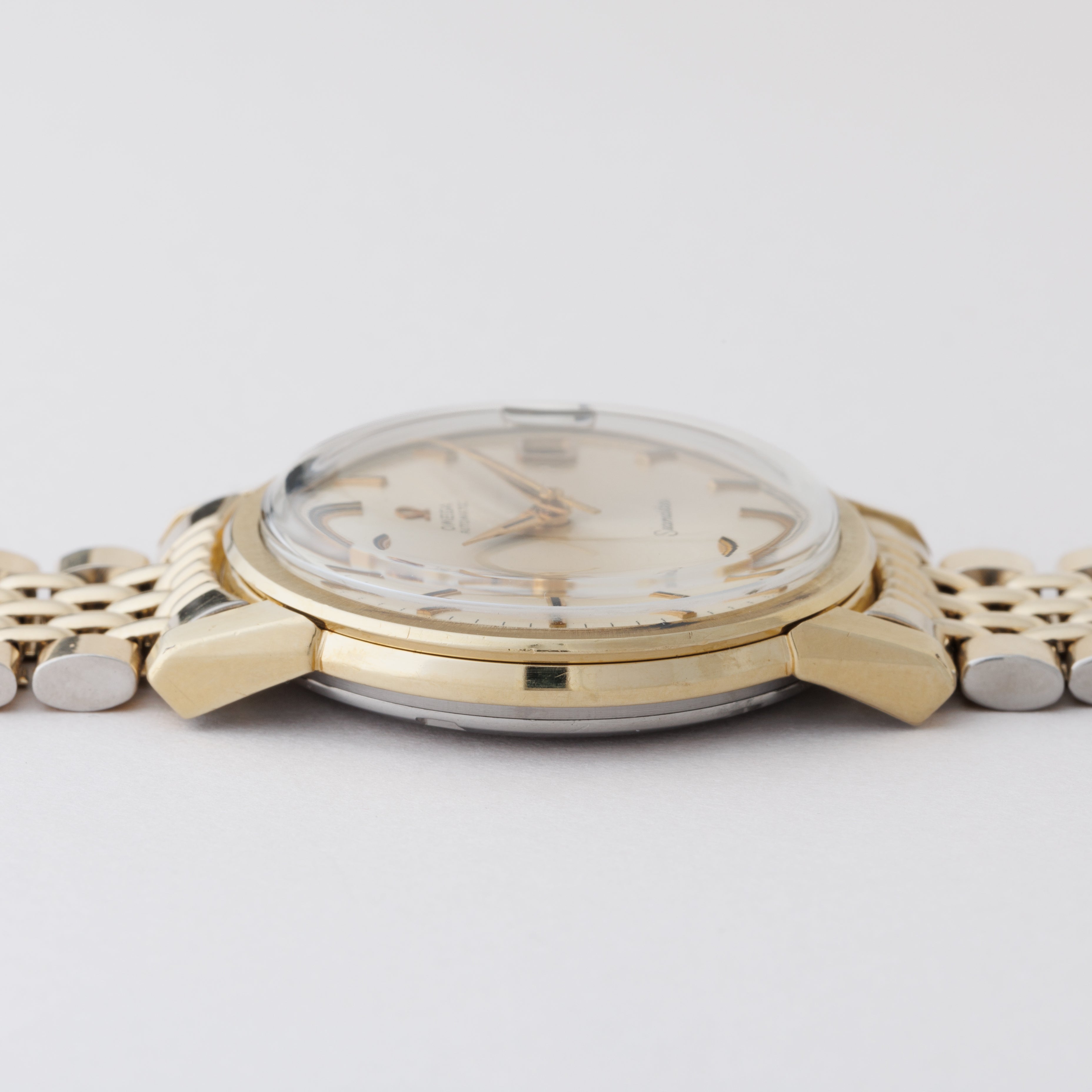 オメガ シーマスター 1968年製 Ref.166.003SP 金張り ブレス付き