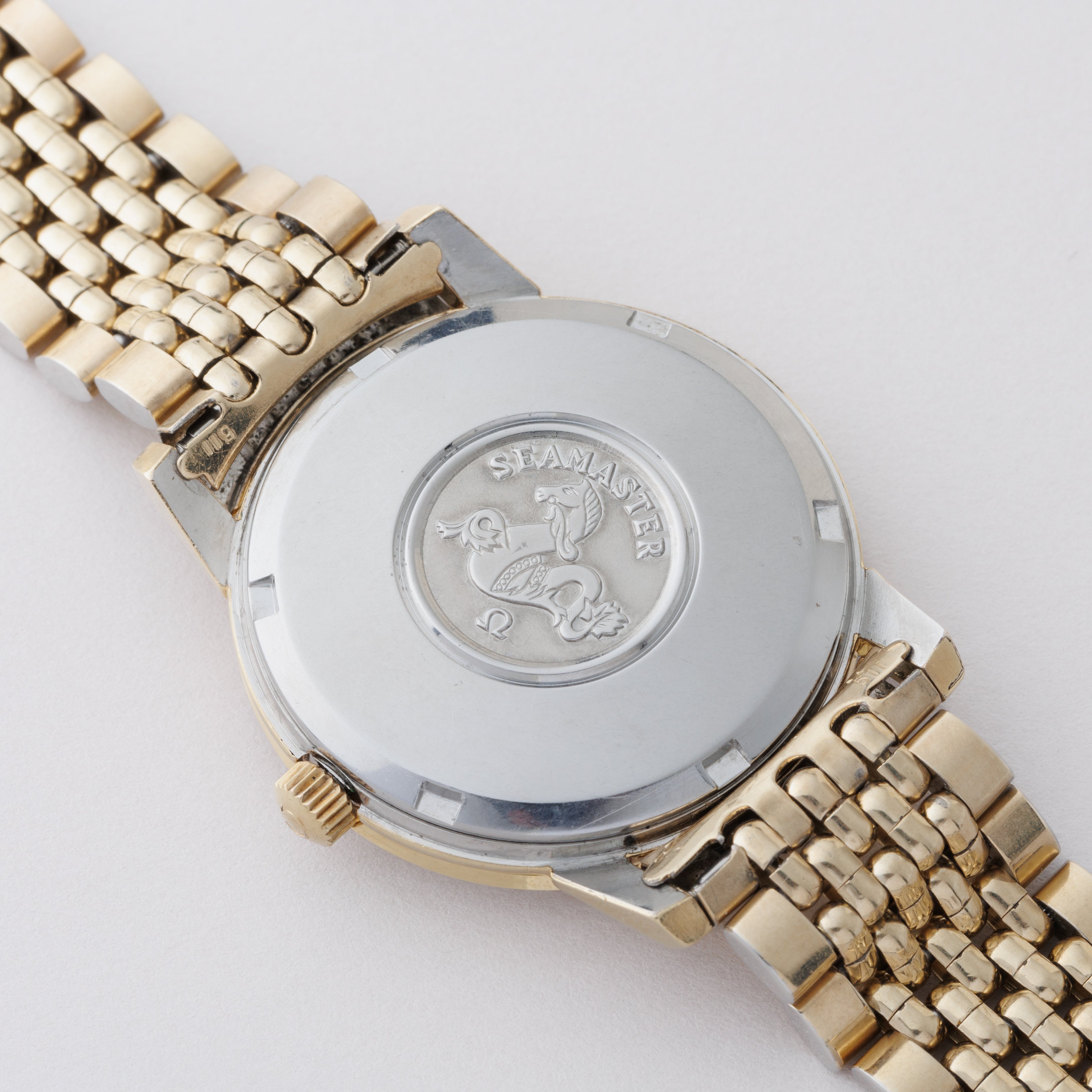オメガ シーマスター 1968年製 Ref.166.003SP 金張り ブレス付き