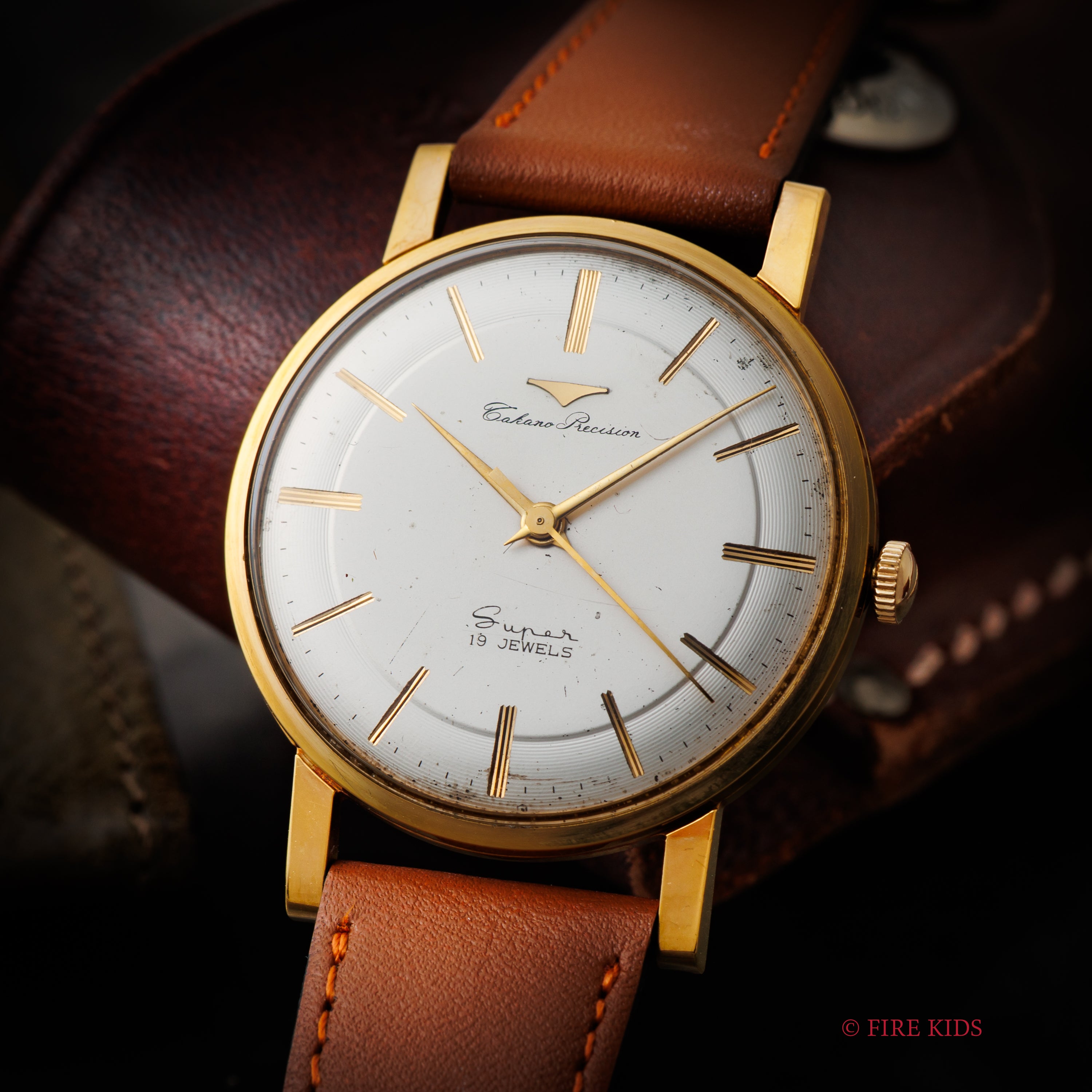 タカノ プレシジョン スーパー 1950年代製 手巻き 金張りケース