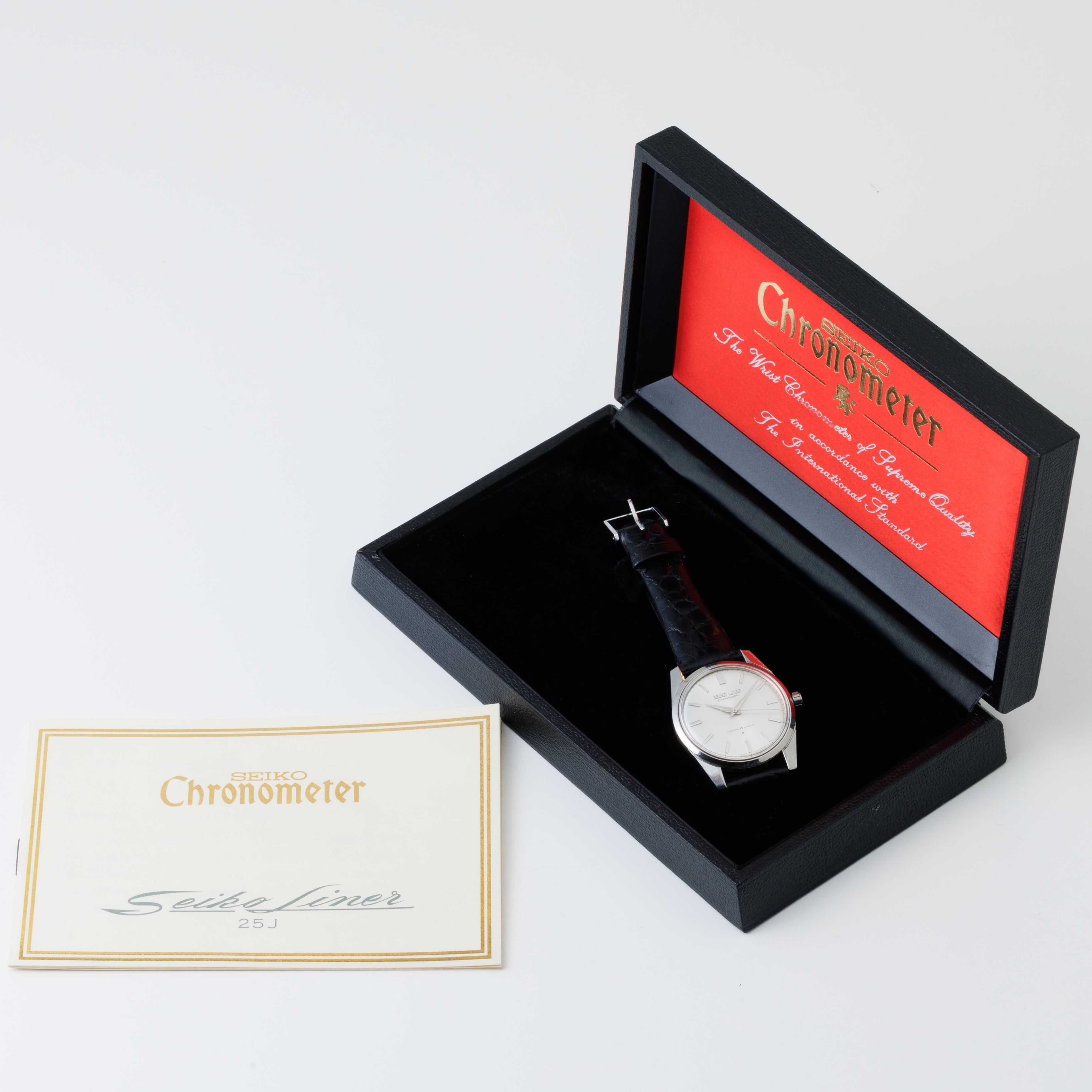 セイコー ライナー クロノメーター 1964年製 Ref.46999  箱、取説付 未使用品