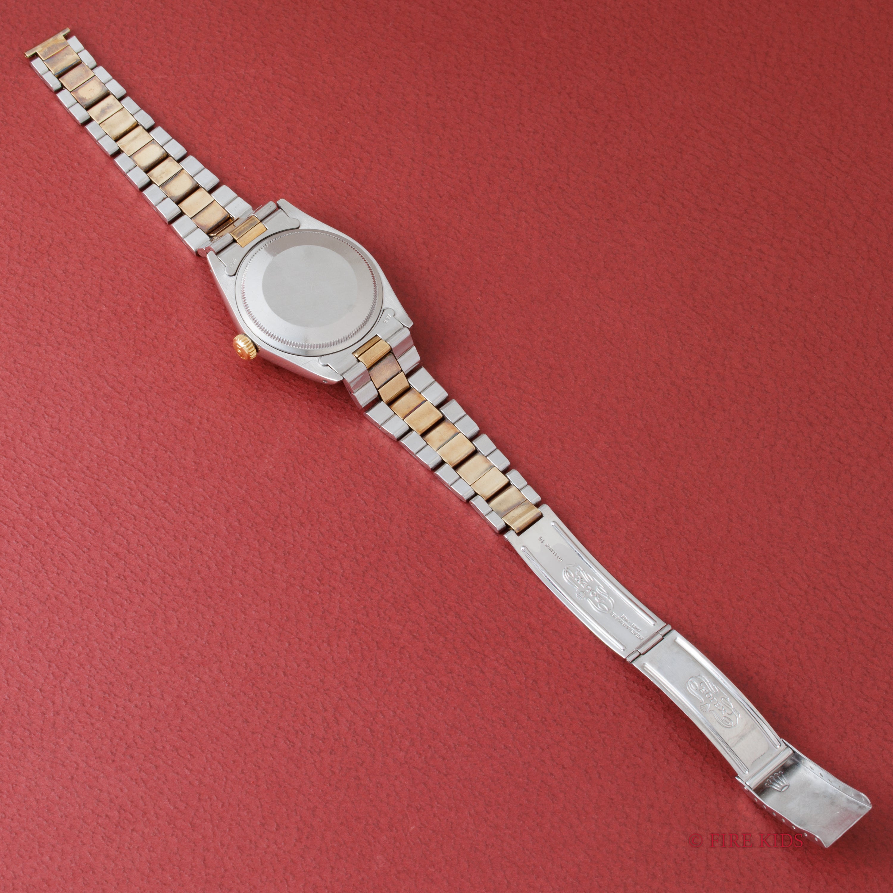 ロレックス 1974年製 オイスターパーペチュアルデイト コンビRef.1505 ショートインデックス 純正ブレス