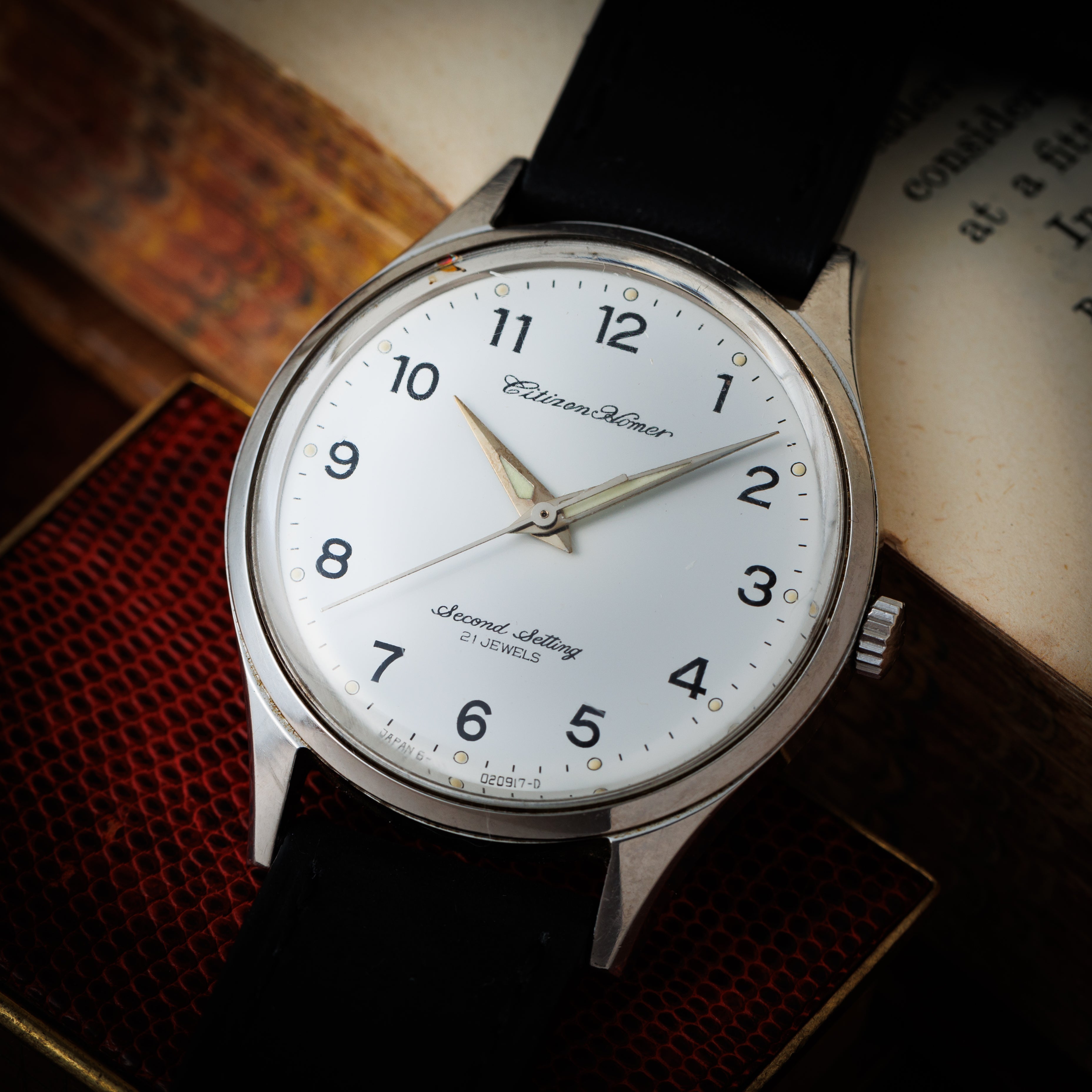 シチズン ホーマー 国鉄(中自) 1974年製 手巻き 鉄道時計