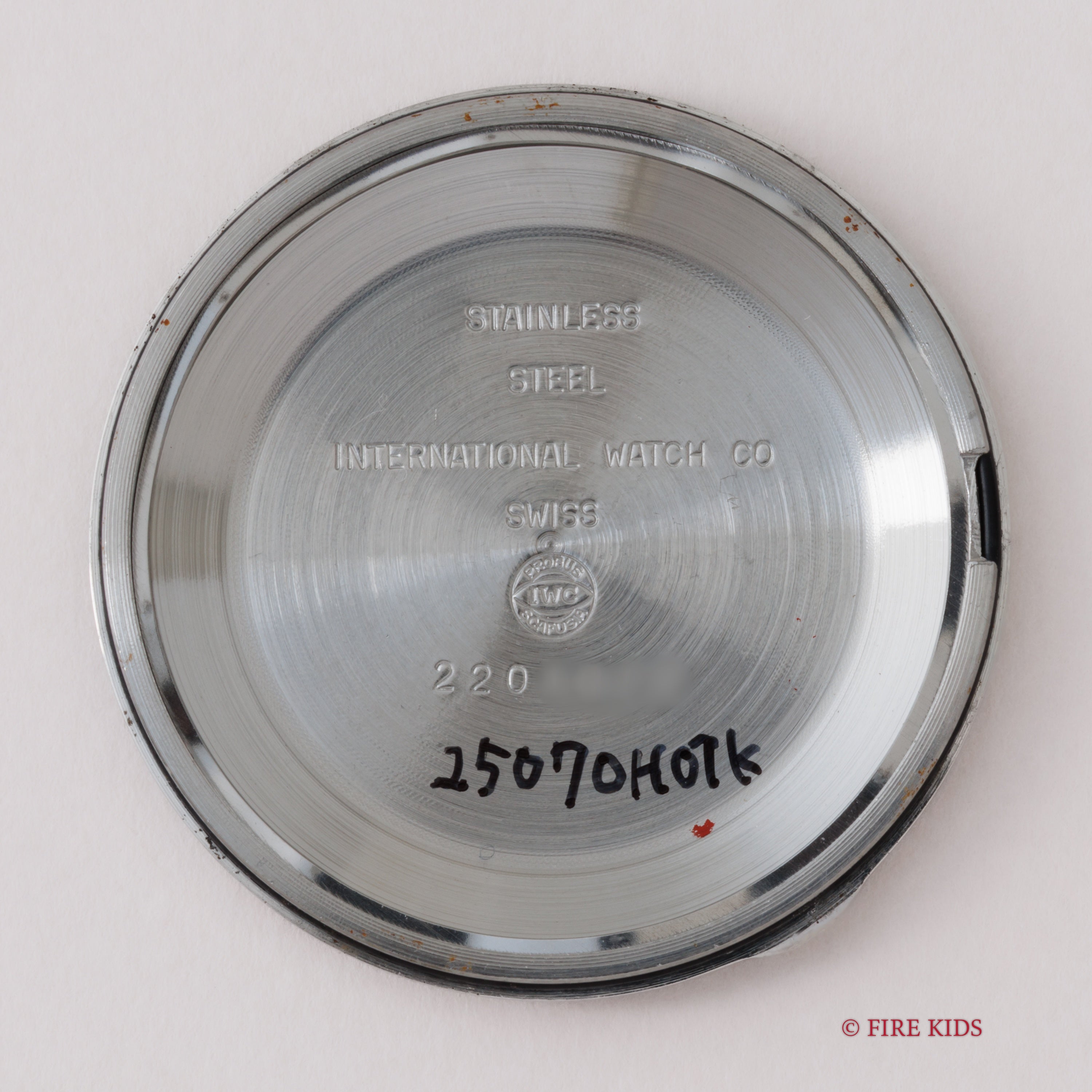 IWC Cal.89搭載ラウンドケース ホワイトローマンダイヤル 1978年製 手巻 お魚リューズ