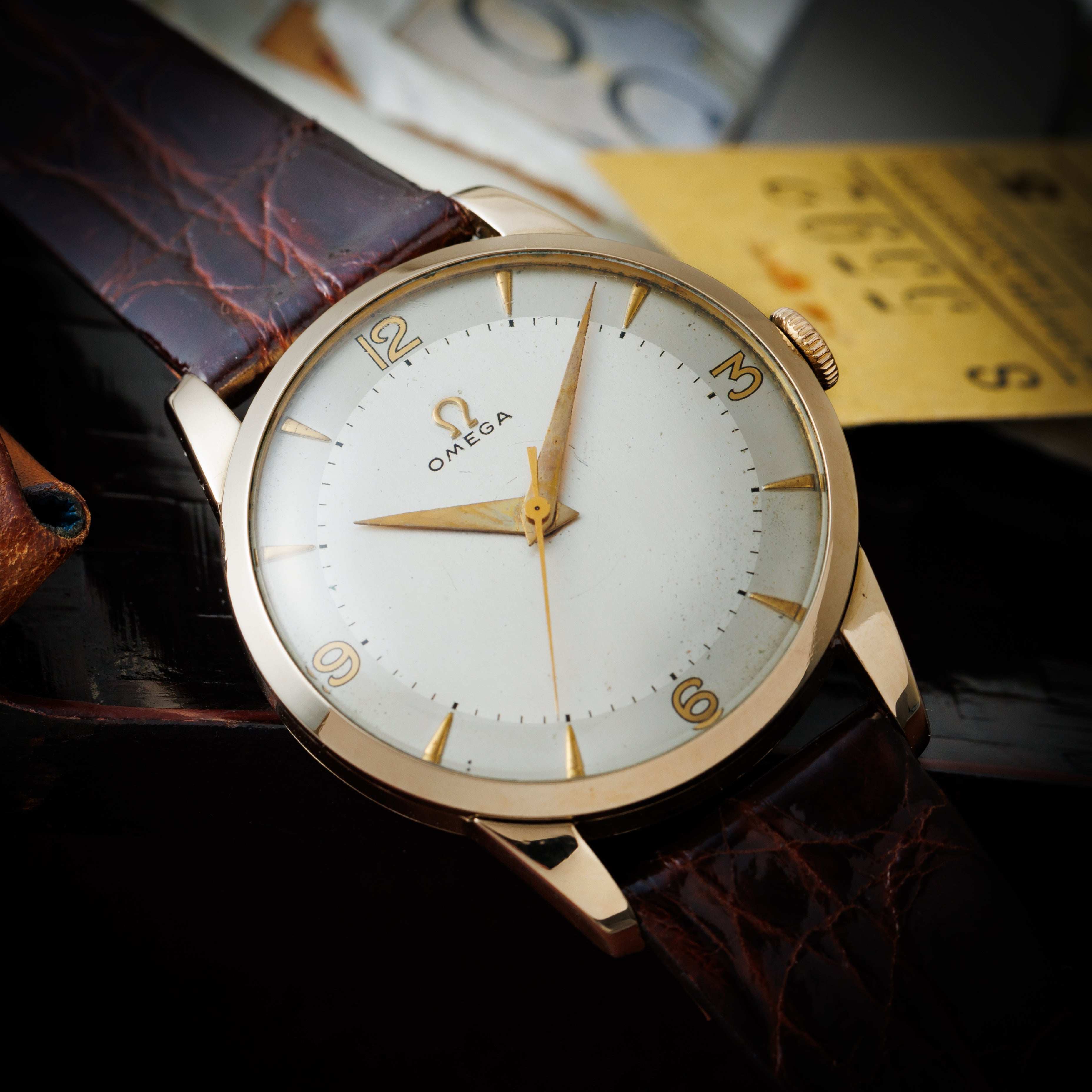 オメガ ラウンドケース 30mmキャリバー 手巻き 1950年製 GFケース Ref.2513-4 Cal.283