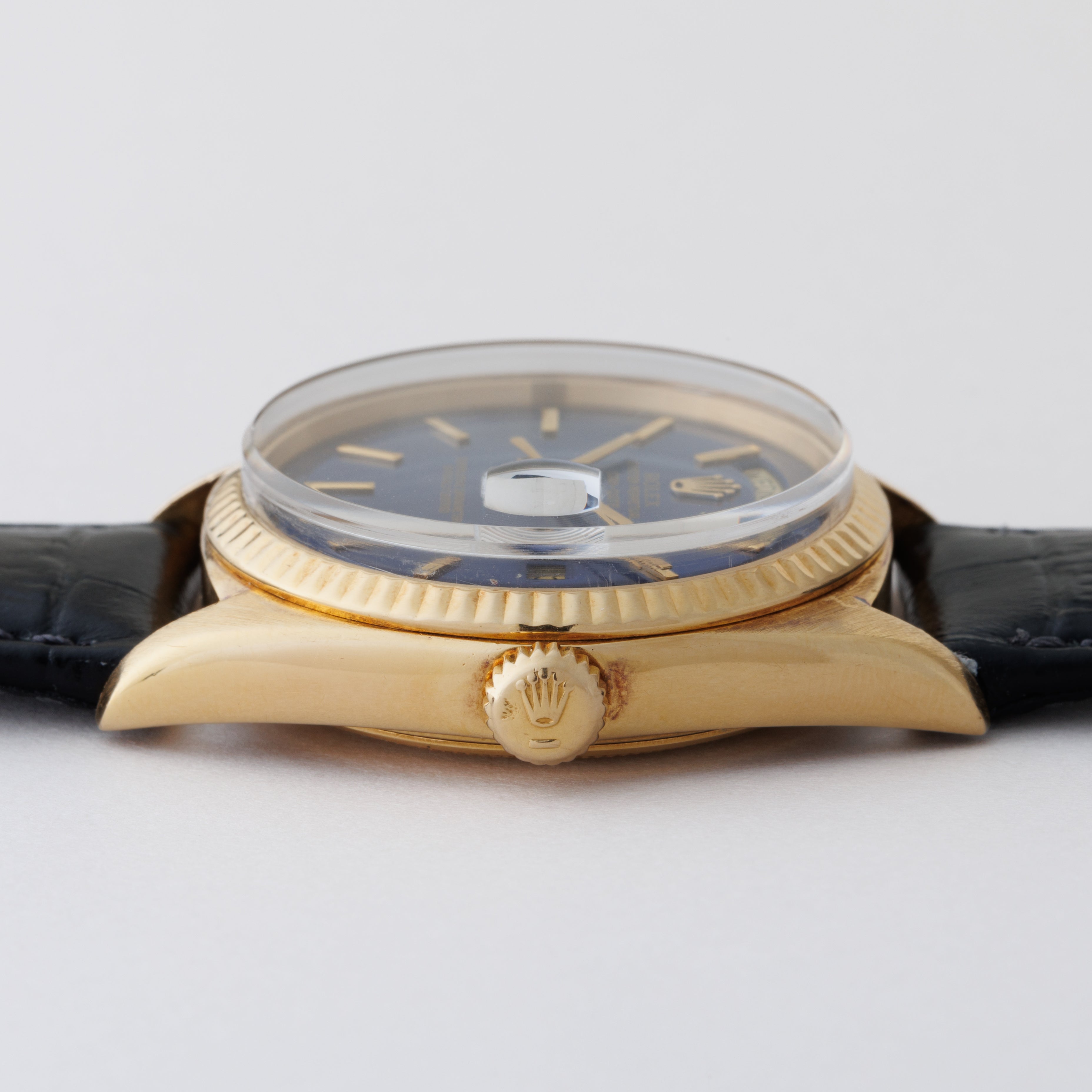 ロレックス デイデイト 1971年製 18金無垢 Ref.1803 ブルーダイヤル 箱付き