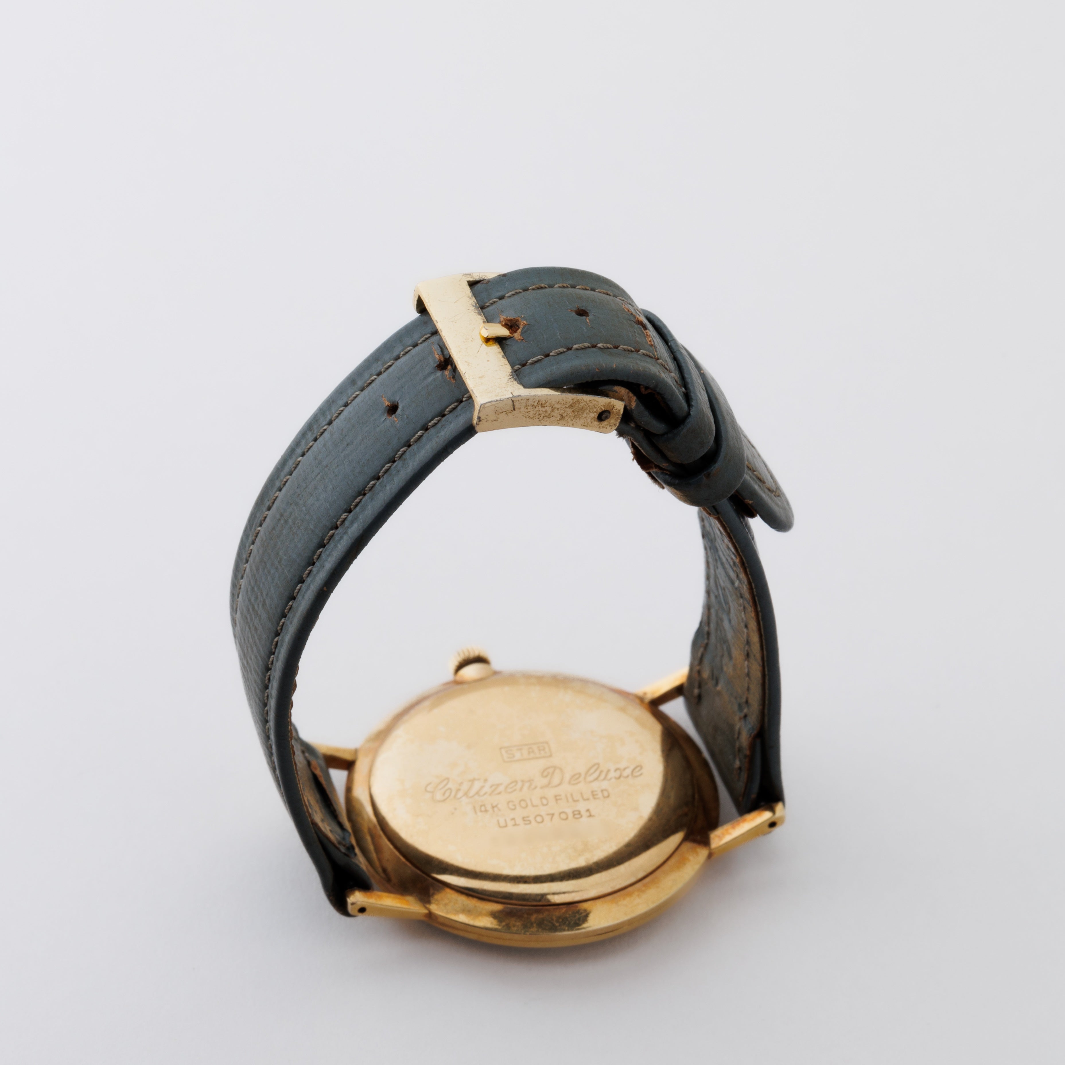 シチズン 1961年製 デラックス 箱付き 花文字 手巻き 23石