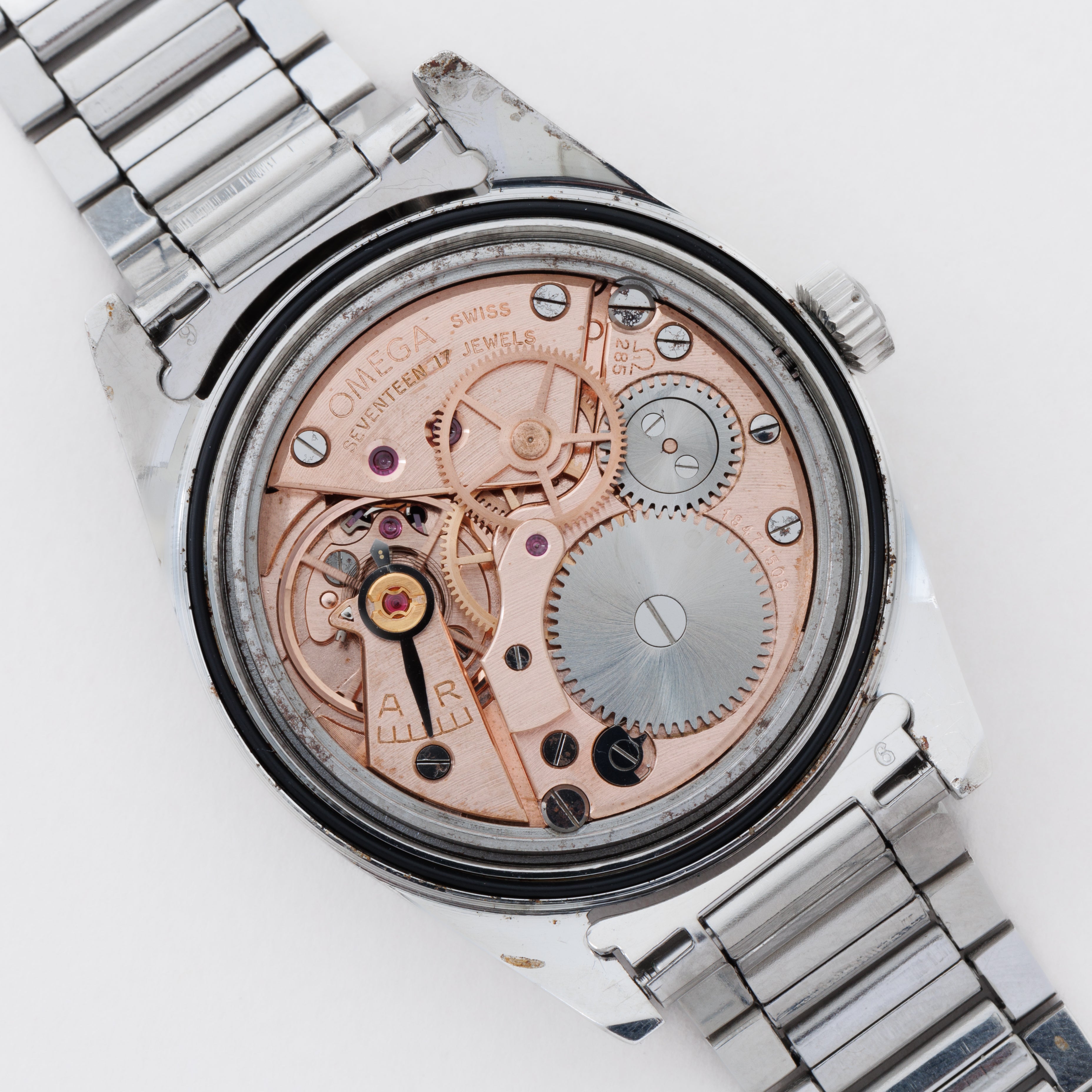 オメガ レイルマスター 1961年製 Ref.2914-6SC キャタピラブレス