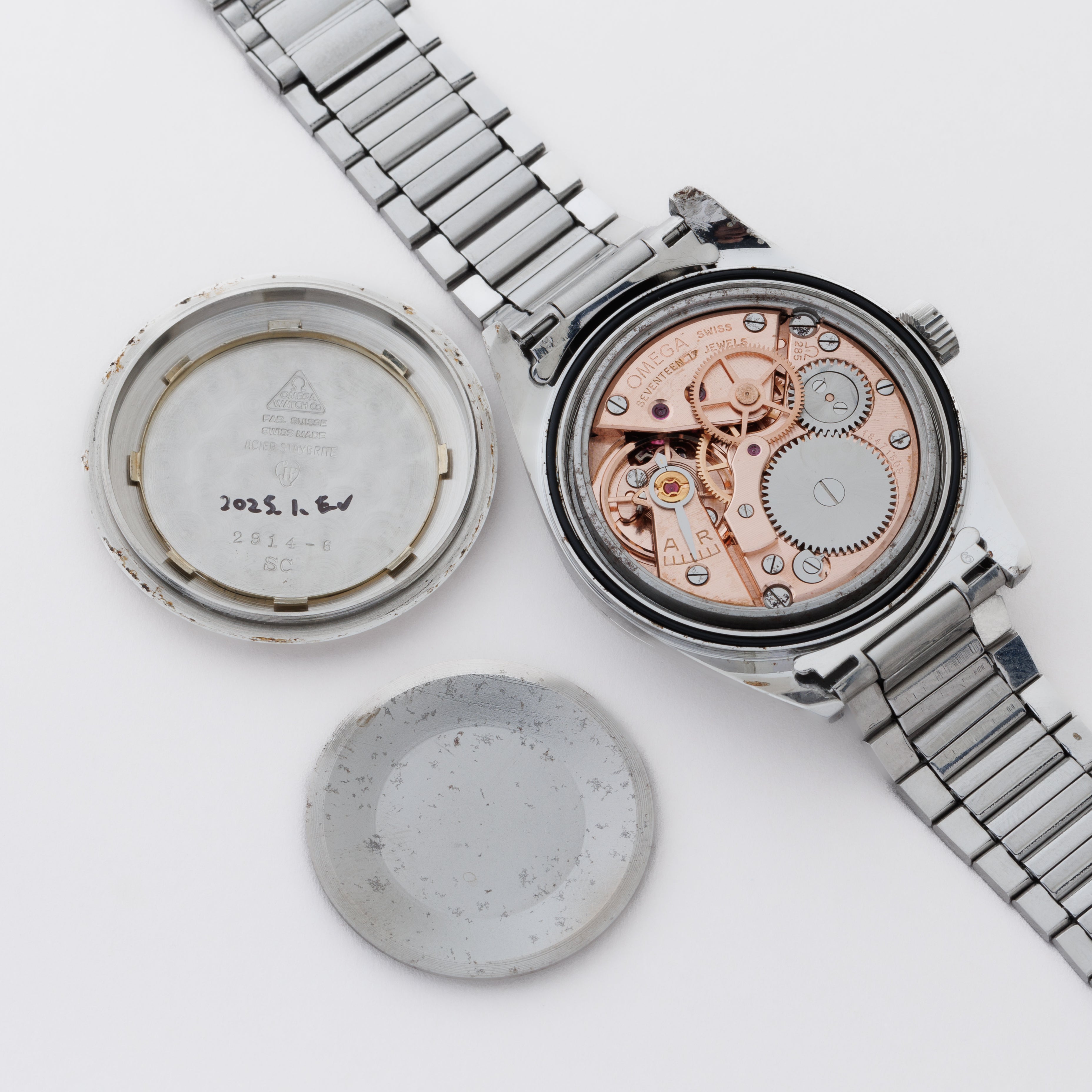 オメガ レイルマスター 1961年製 Ref.2914-6SC キャタピラブレス