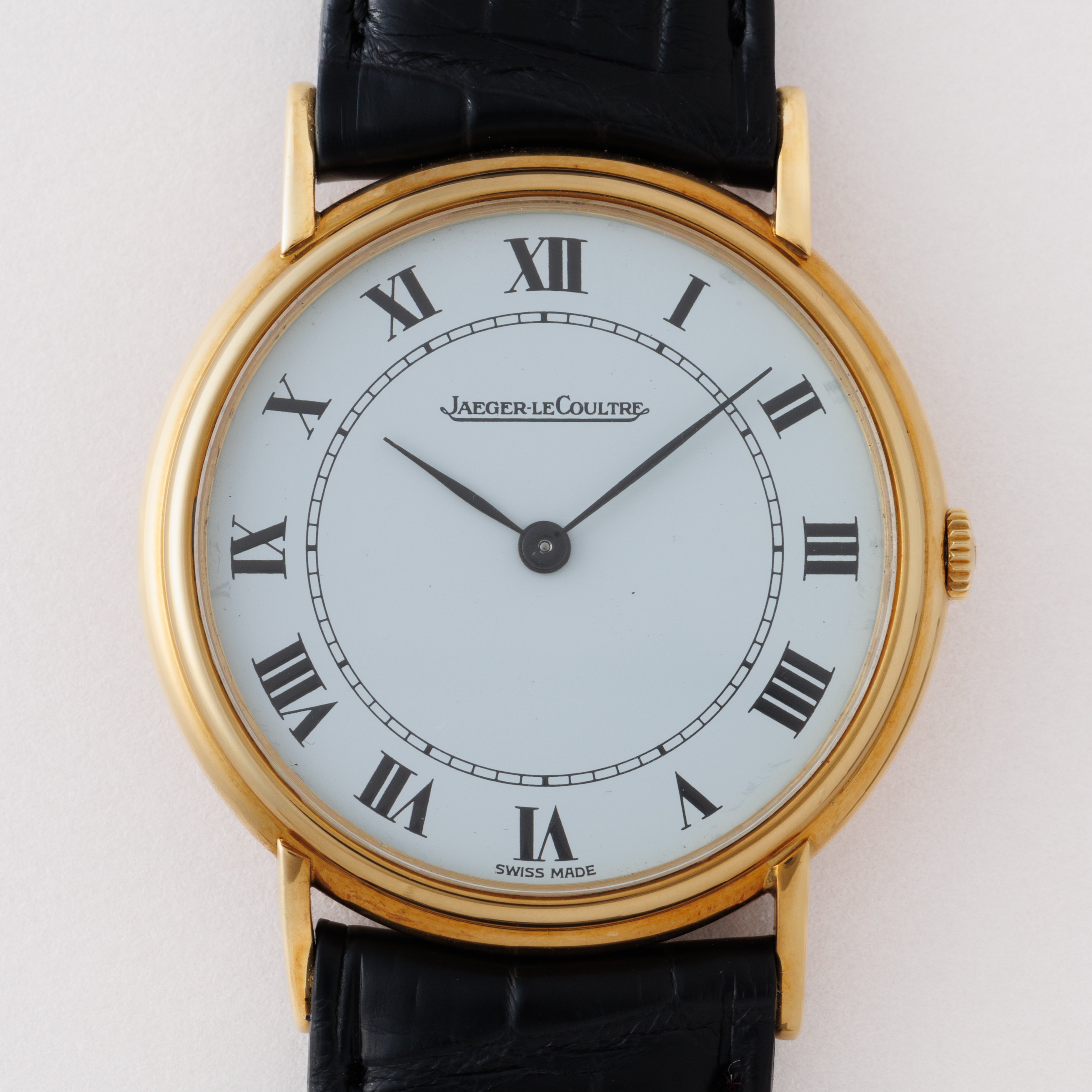 ジャガールクルト ラウンドケース 1970年代製 Ref.9131-21 18金イエローゴールド