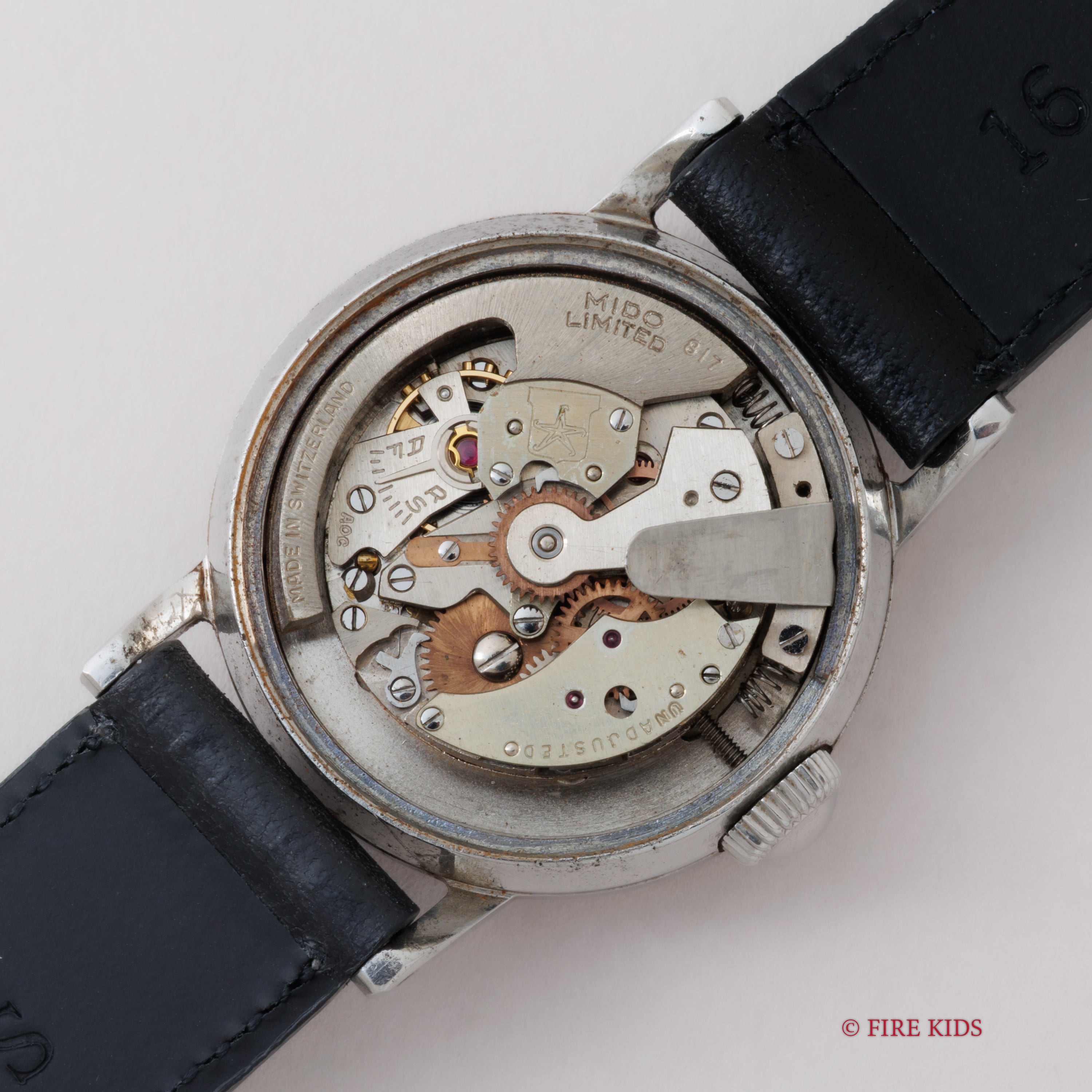 ミドー マルチフォート バンパーオートマチック ステップベゼル 1940年代後半製 Cal.817