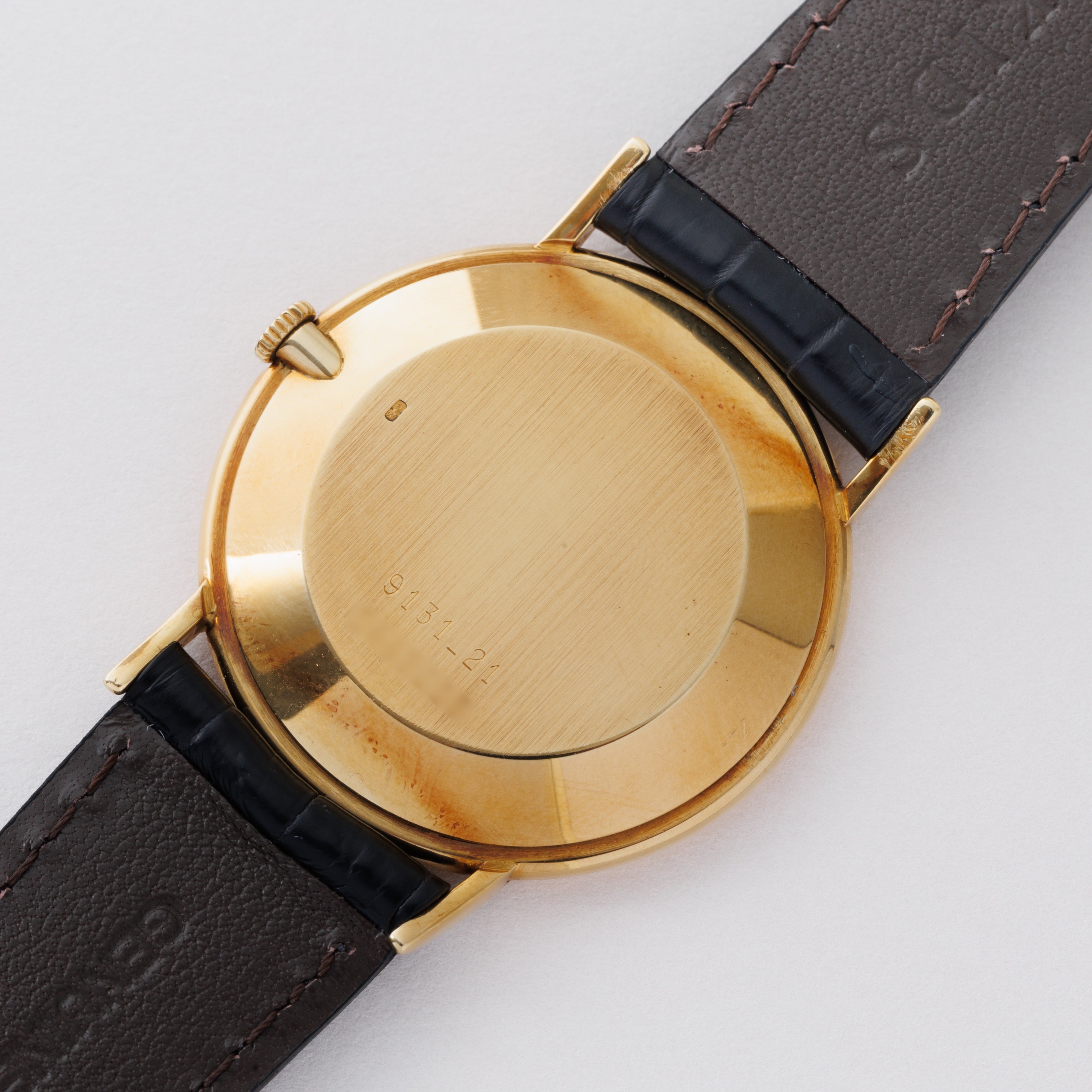 ジャガールクルト ラウンドケース 1970年代製 Ref.9131-21 18金イエローゴールド