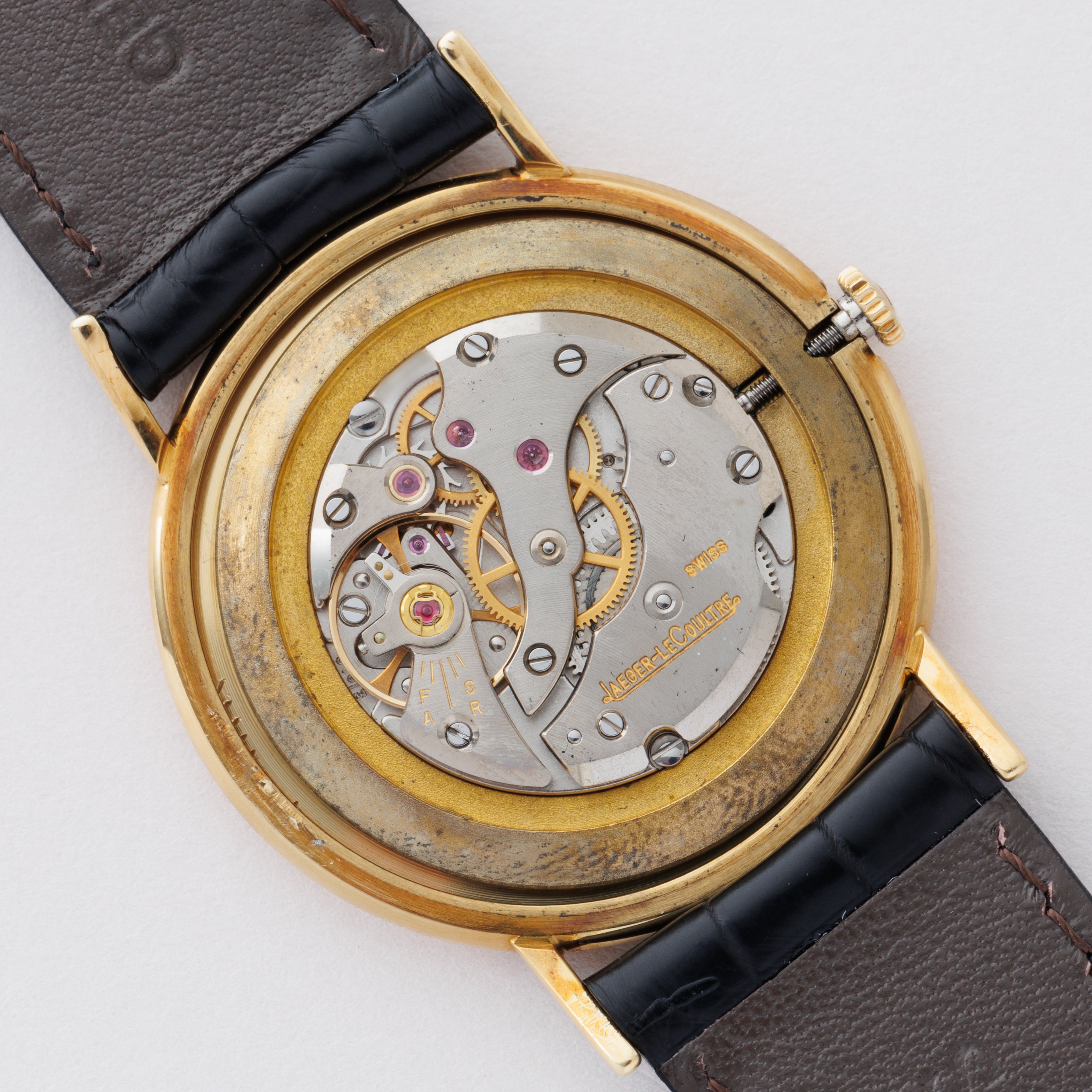 ジャガールクルト ラウンドケース 1970年代製 Ref.9131-21 18金イエローゴールド