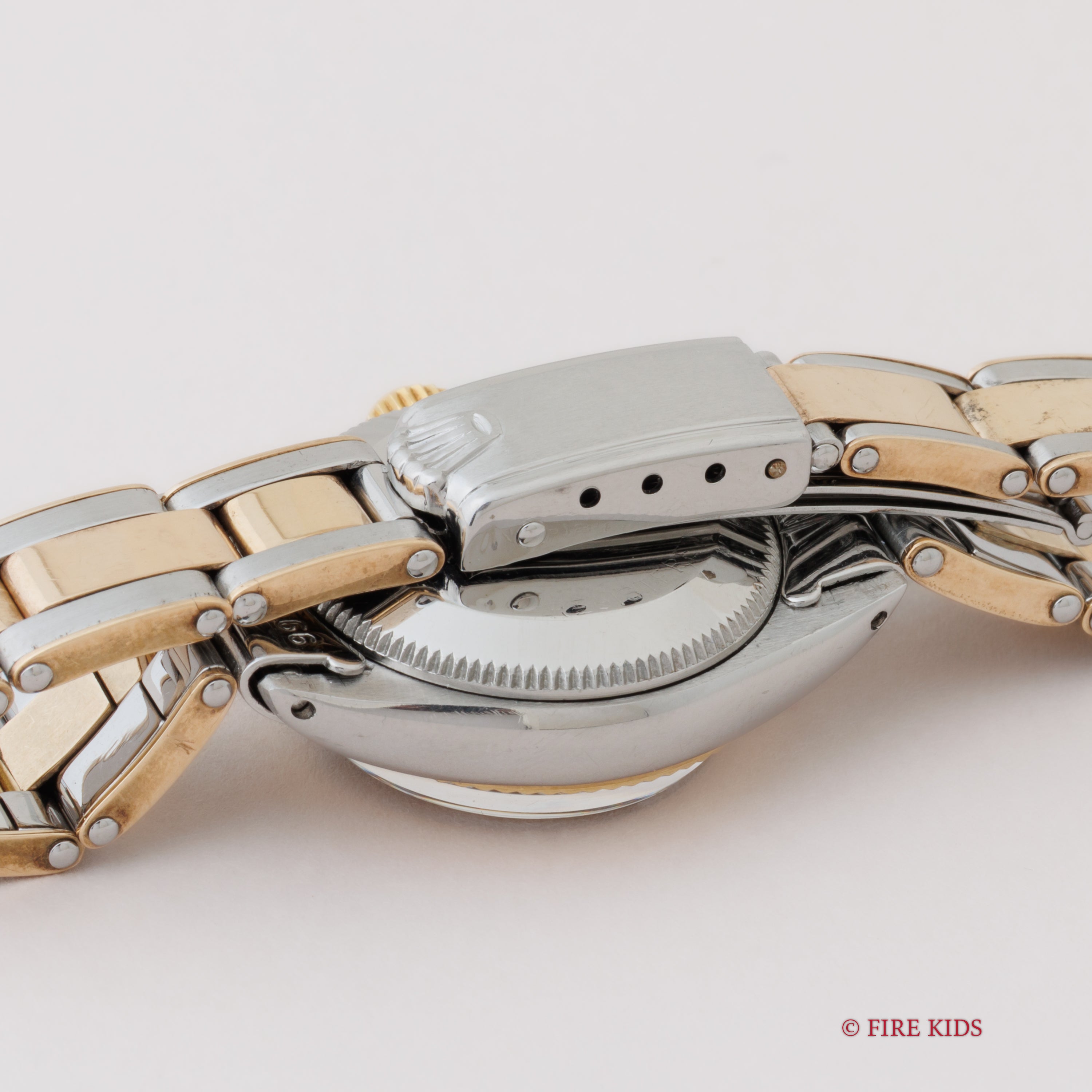 ロレックス レディース 1961年製 オイスターパーペチュアル コンビ Ref.6619 リベットブレス