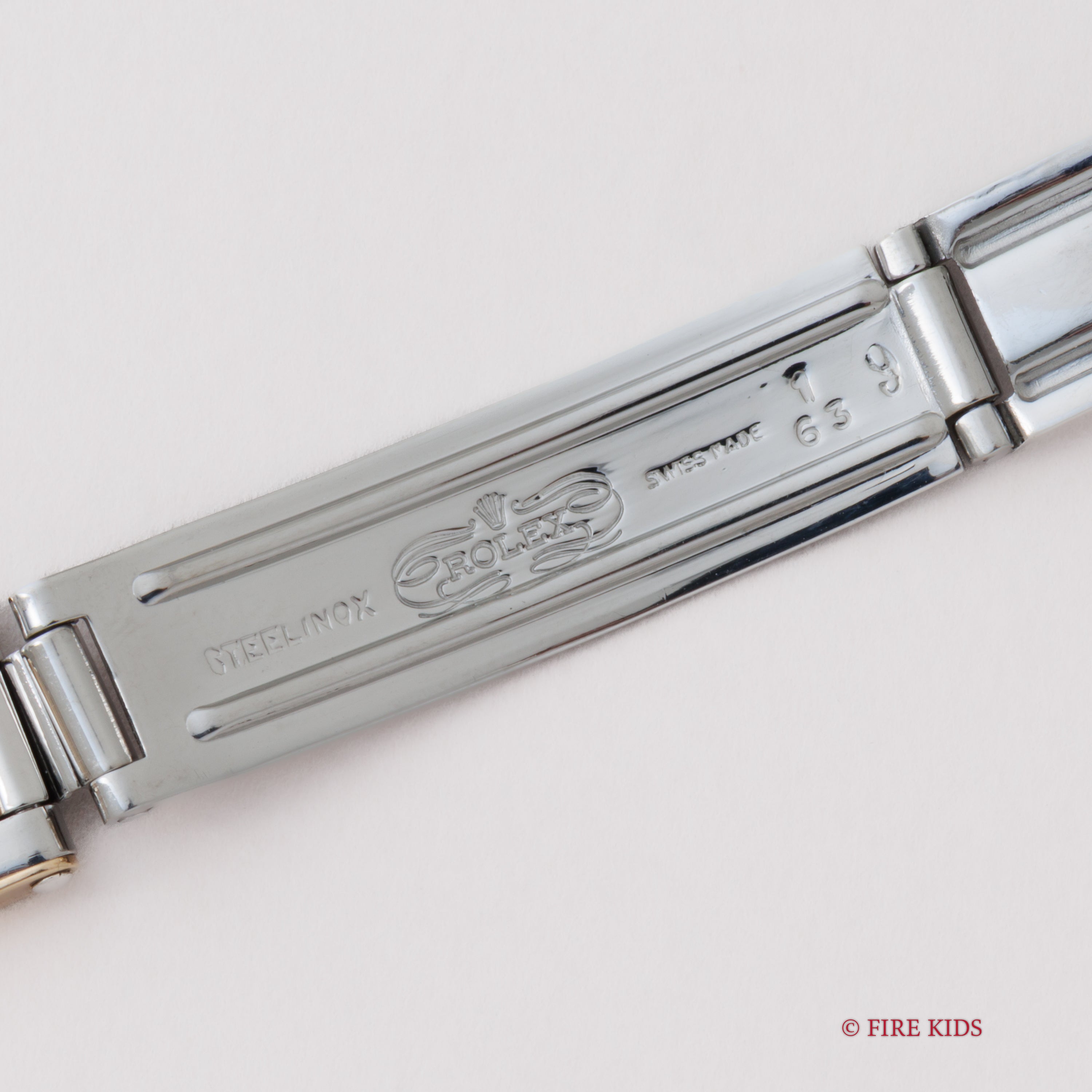 ロレックス レディース 1961年製 オイスターパーペチュアル コンビ Ref.6619 リベットブレス