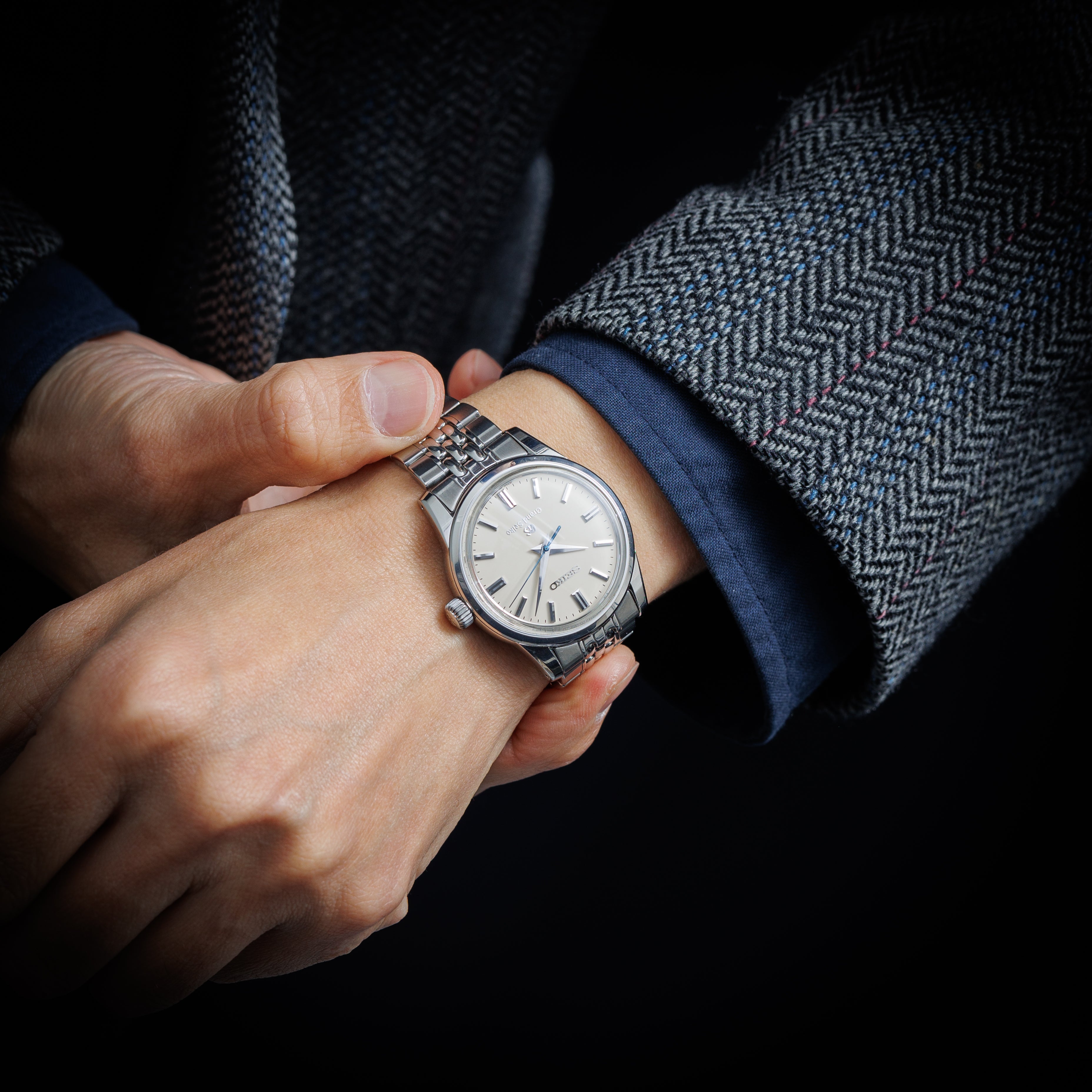 グランドセイコー  2004年製 Ref.9S54-0030 手巻き ノンデイト 純正ブレス