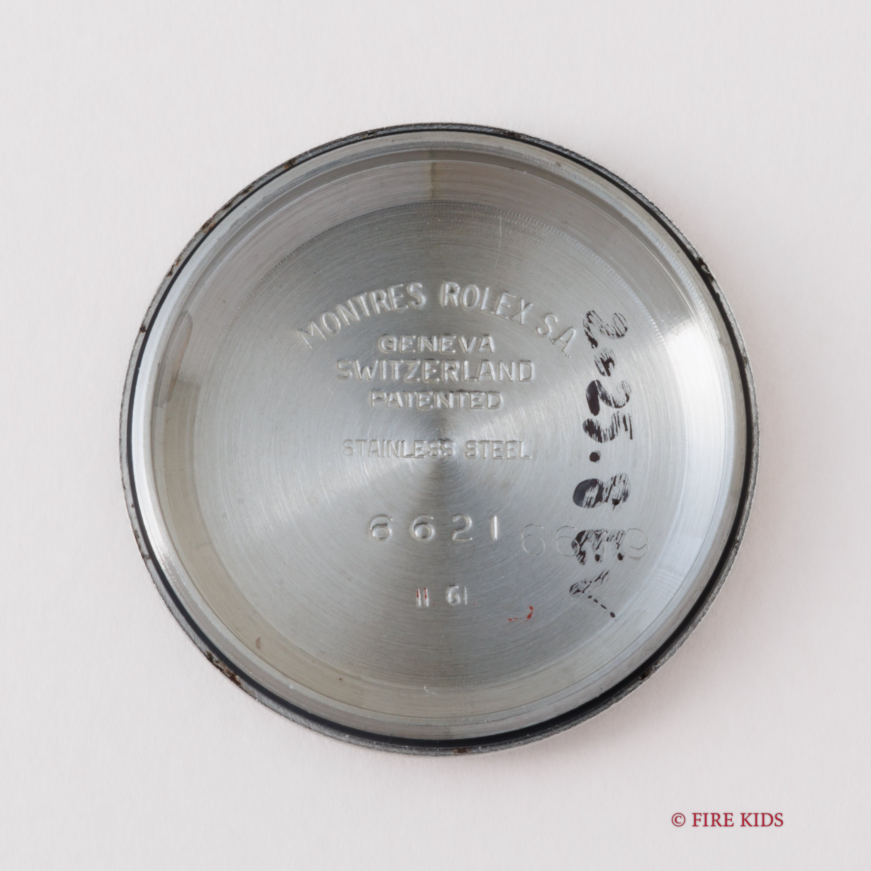 ロレックス レディース 1961年製 オイスターパーペチュアル コンビ Ref.6619 リベットブレス