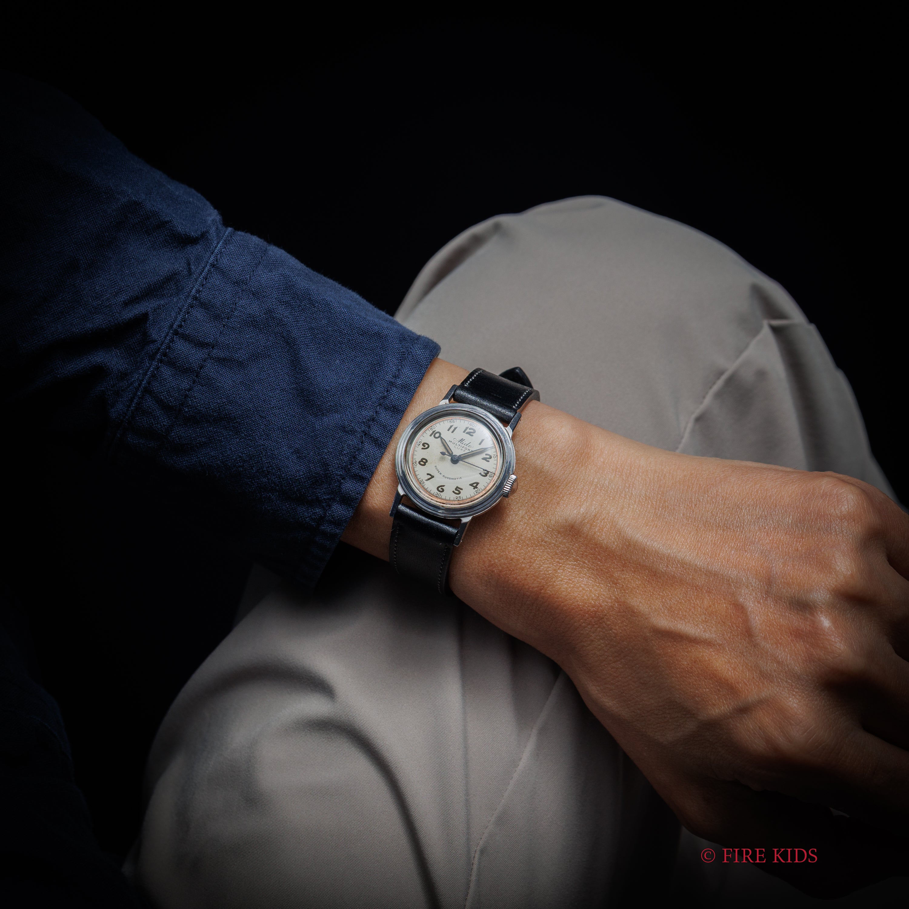 ミドー マルチフォート バンパーオートマチック ステップベゼル 1940年代後半製 Cal.817