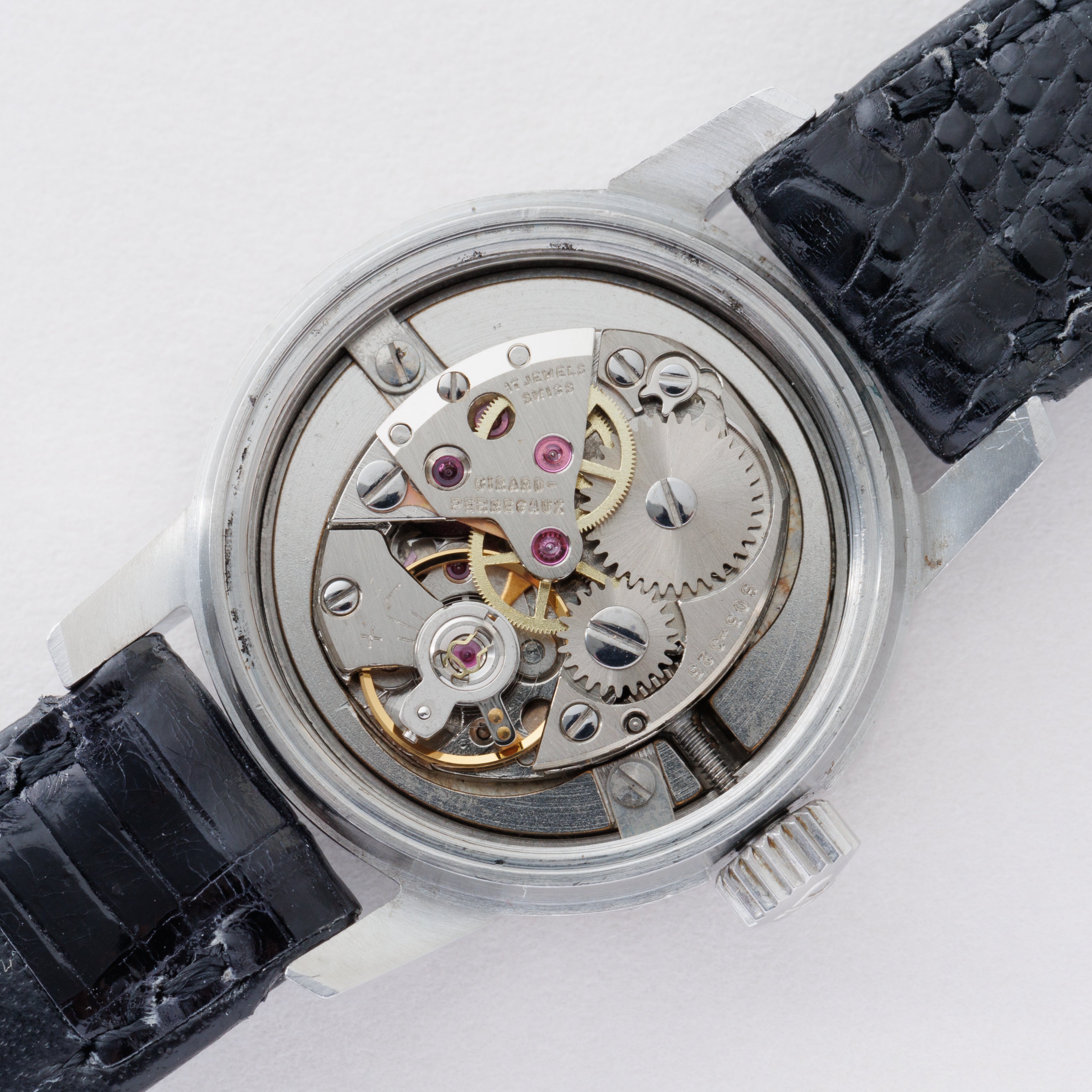 ジラール・ペルゴ レディース ラウンドケース 1960年代製 Ref.9973PA 純正尾錠付き