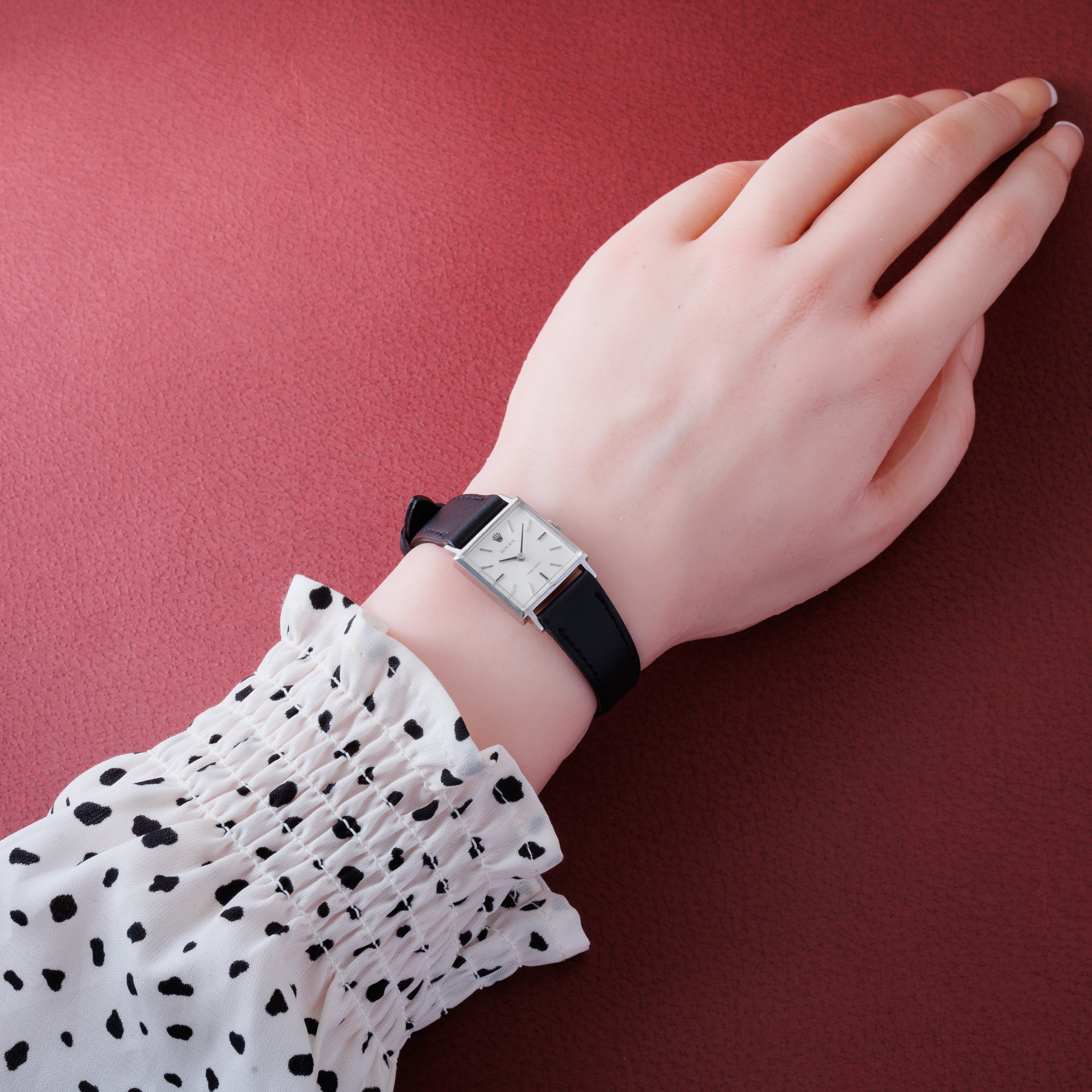 ロレックス レディース スクエアケース 1973年製 Ref.2611 純正尾錠付き