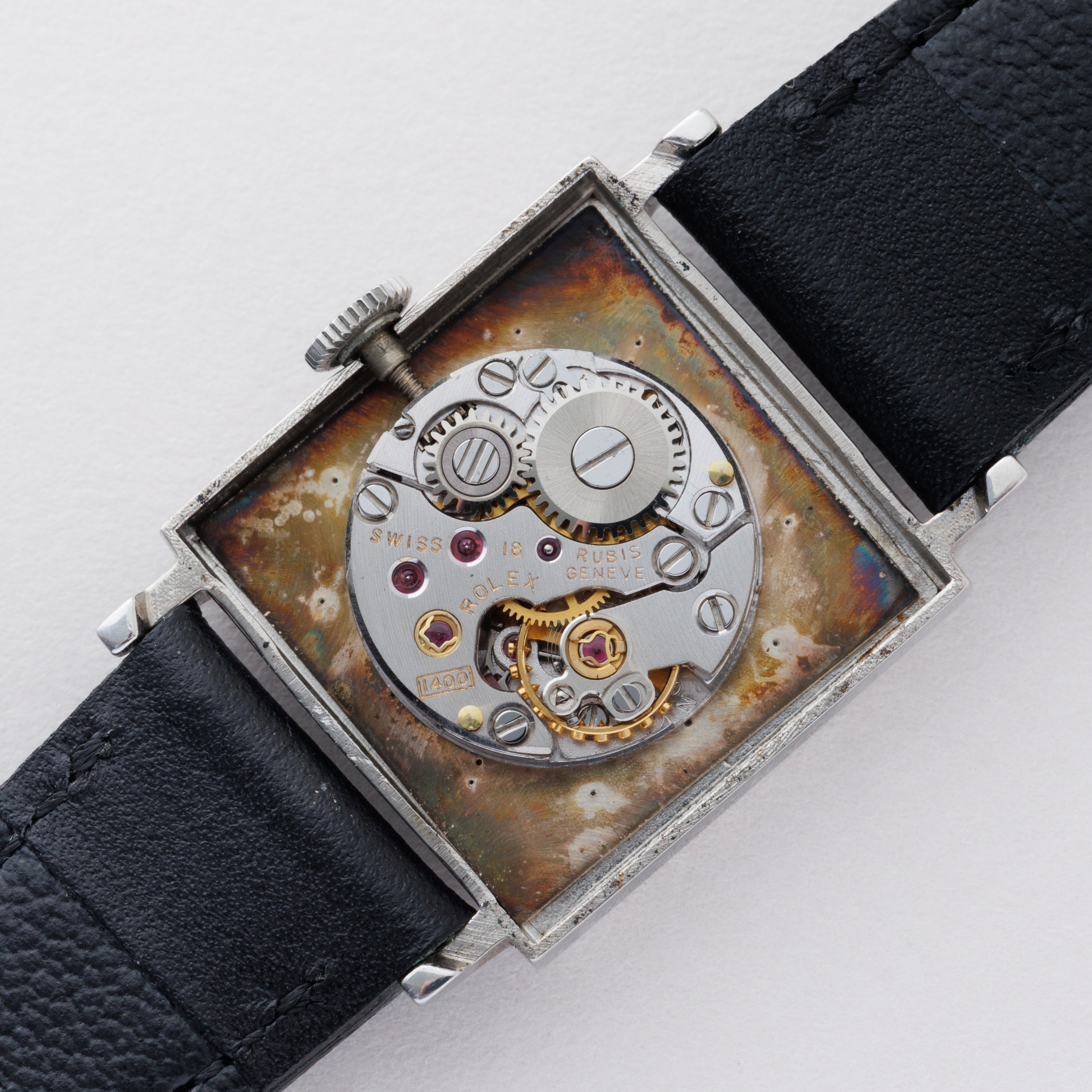 ロレックス レディース スクエアケース 1973年製 Ref.2611 純正尾錠付き