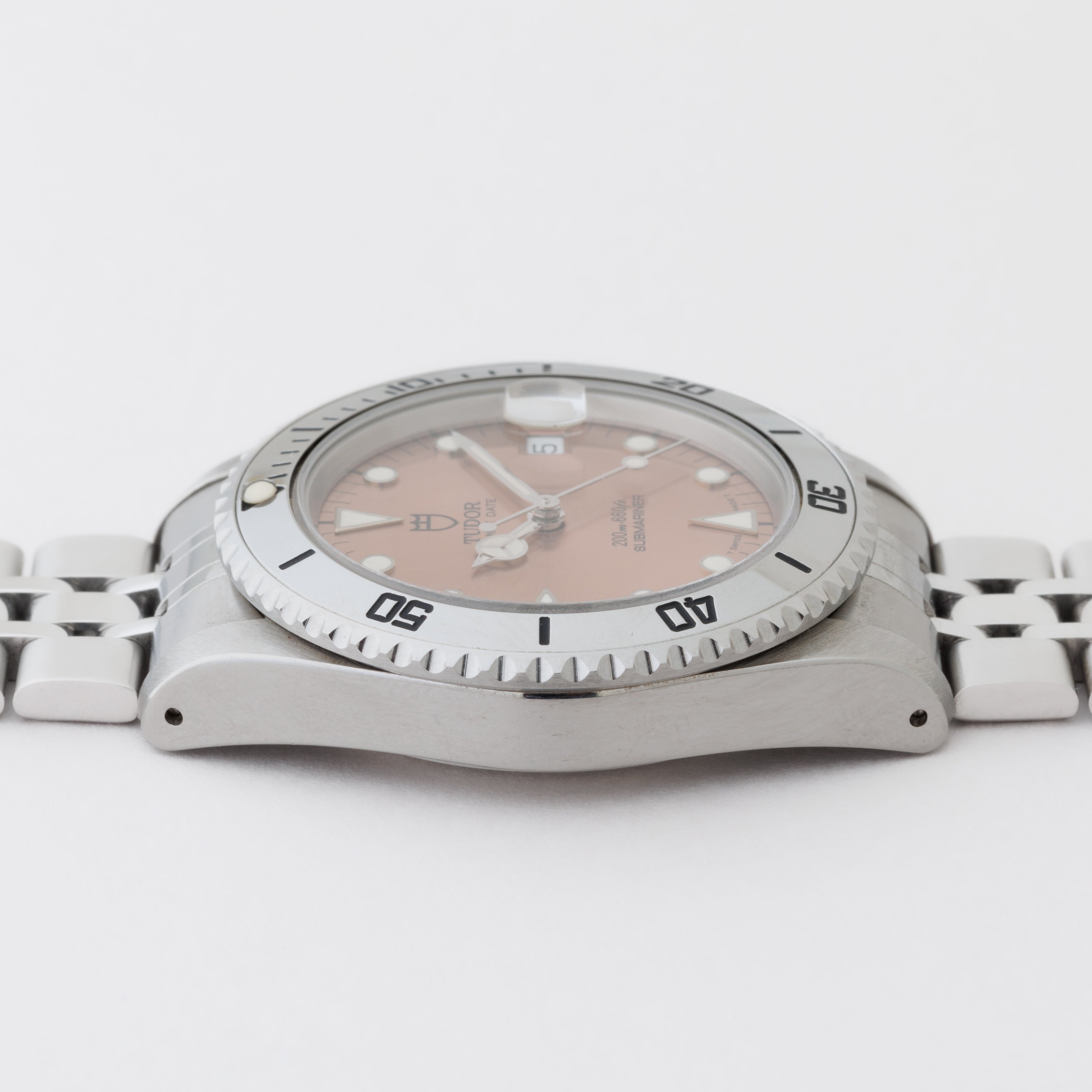 チューダー サブマリーナ 1997年製 Ref.75190 ミッドサイズ ピンクダイヤル