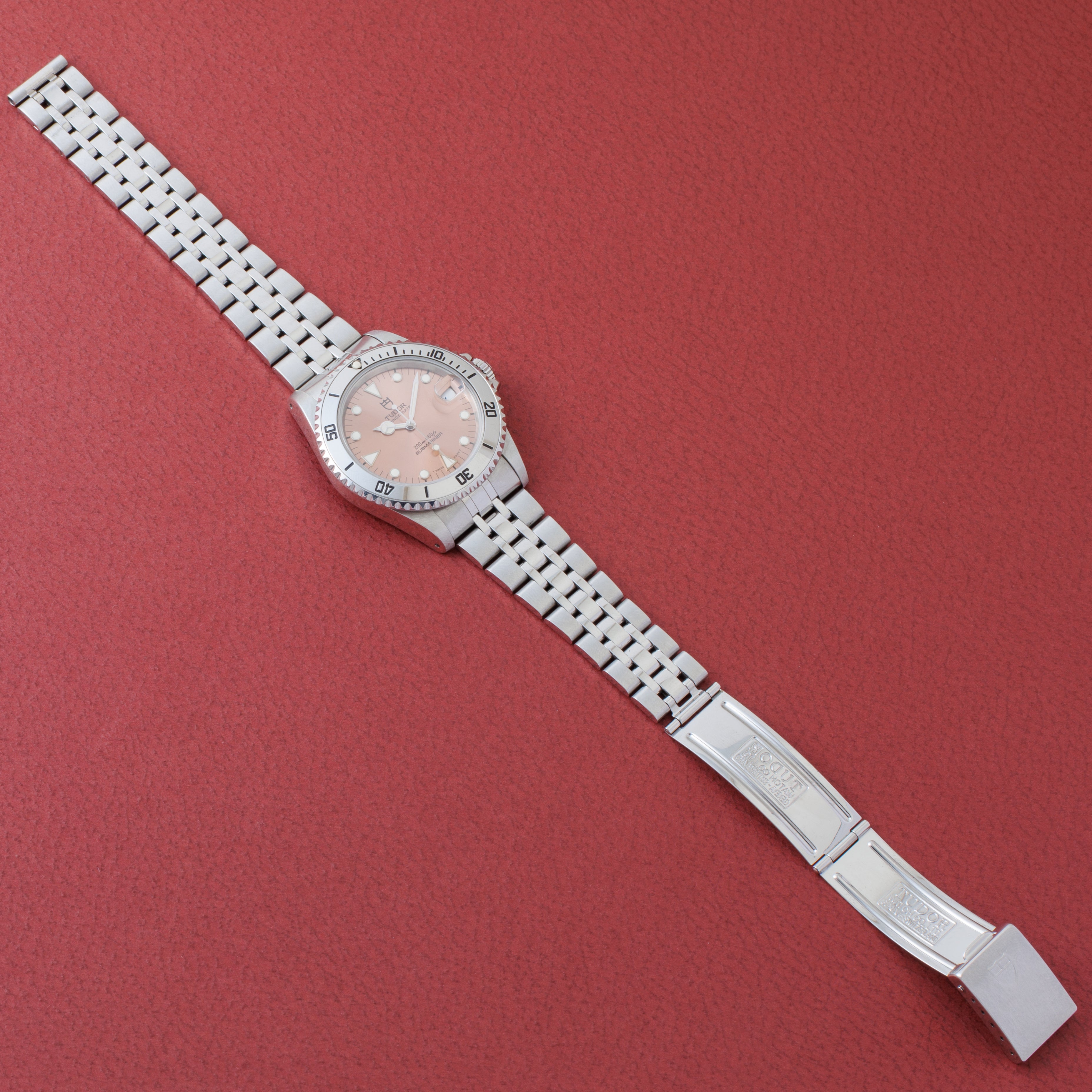 チューダー サブマリーナ 1997年製 Ref.75190 ミッドサイズ ピンクダイヤル