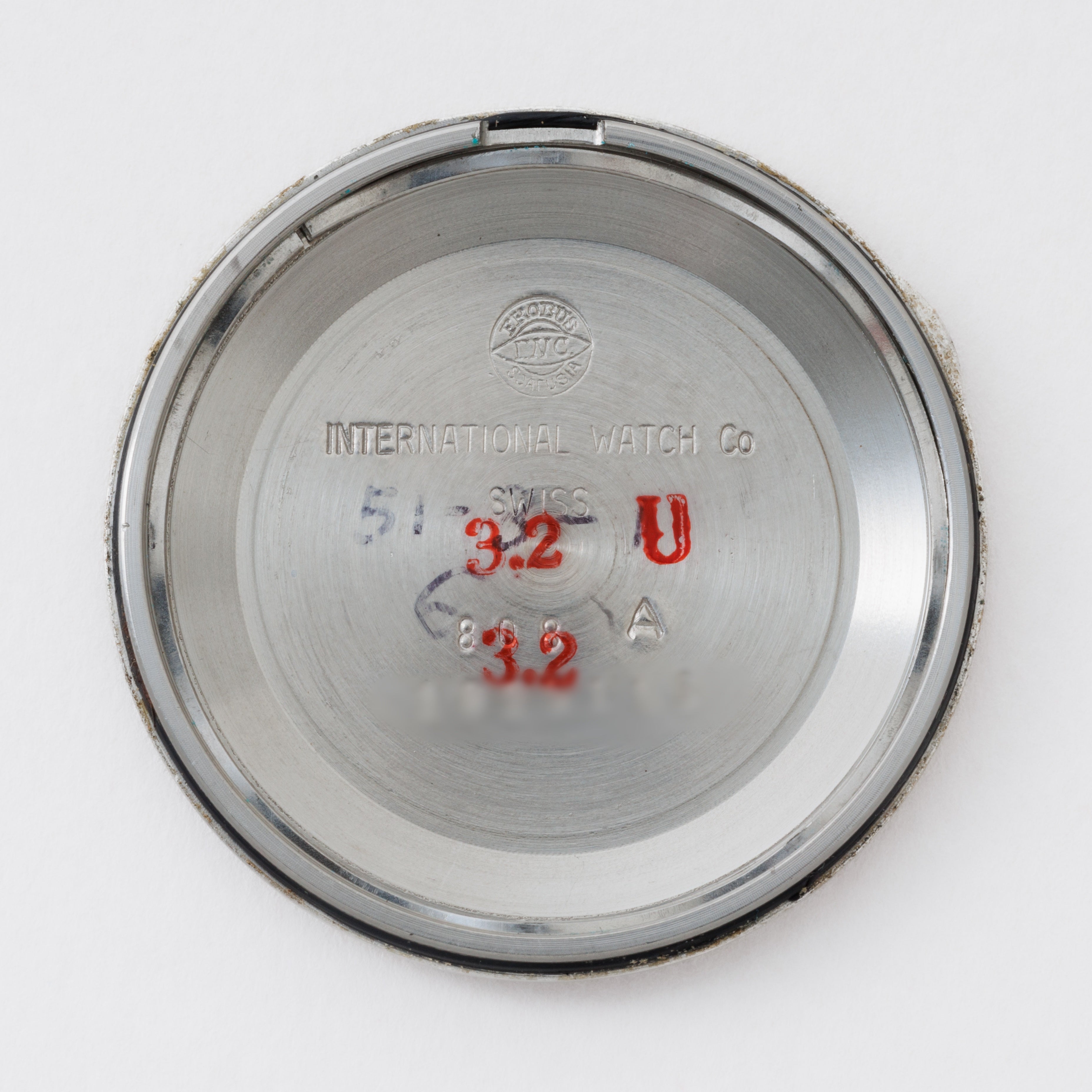 IWC ラウンドケース 1964年製 Ref.808A 純正メッシュブレス ペラトン式自動巻き Cal.8541