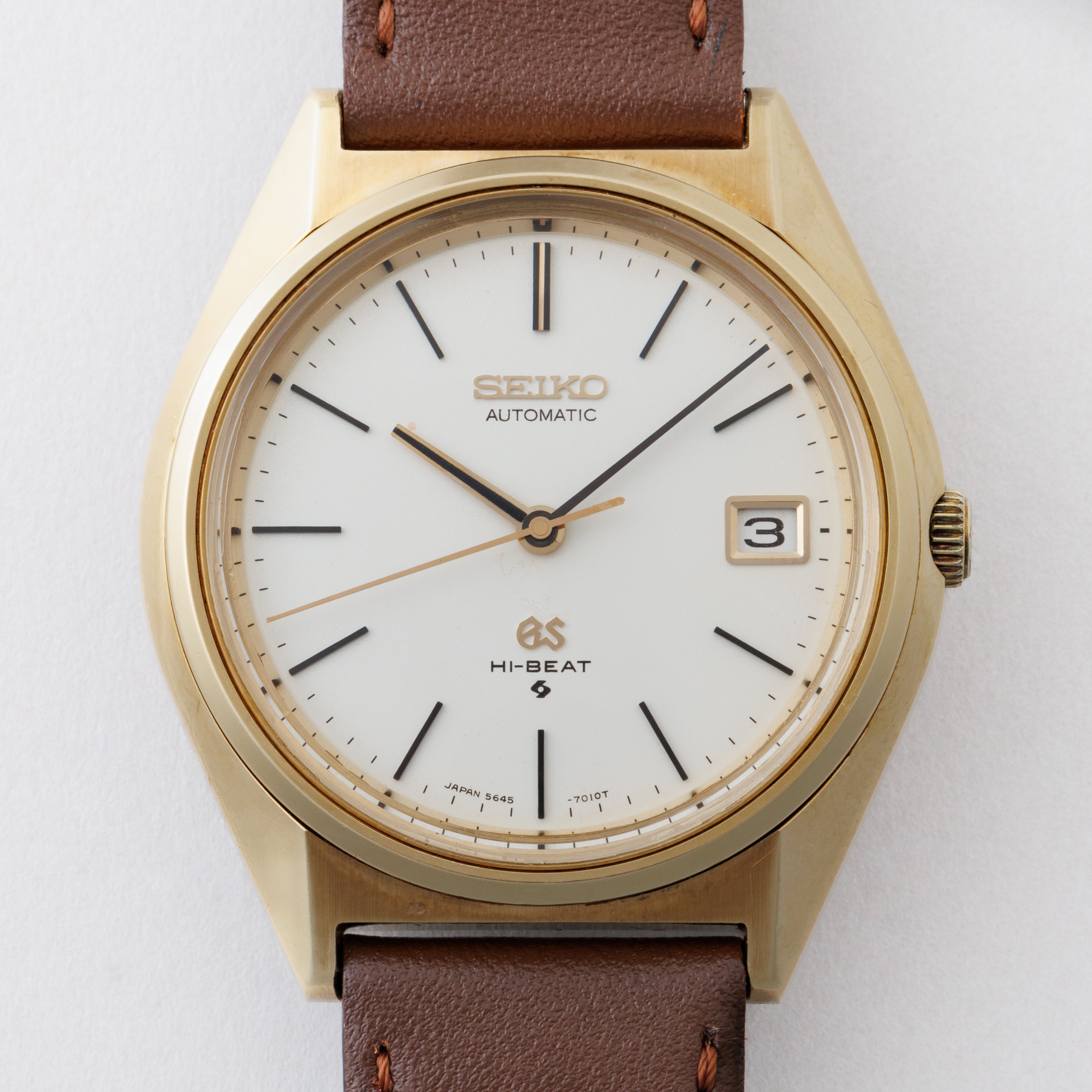 グランドセイコー 1970年製(昭和45年製) Ref.5645-7010 56GS CAPゴールド ハイビート自動巻