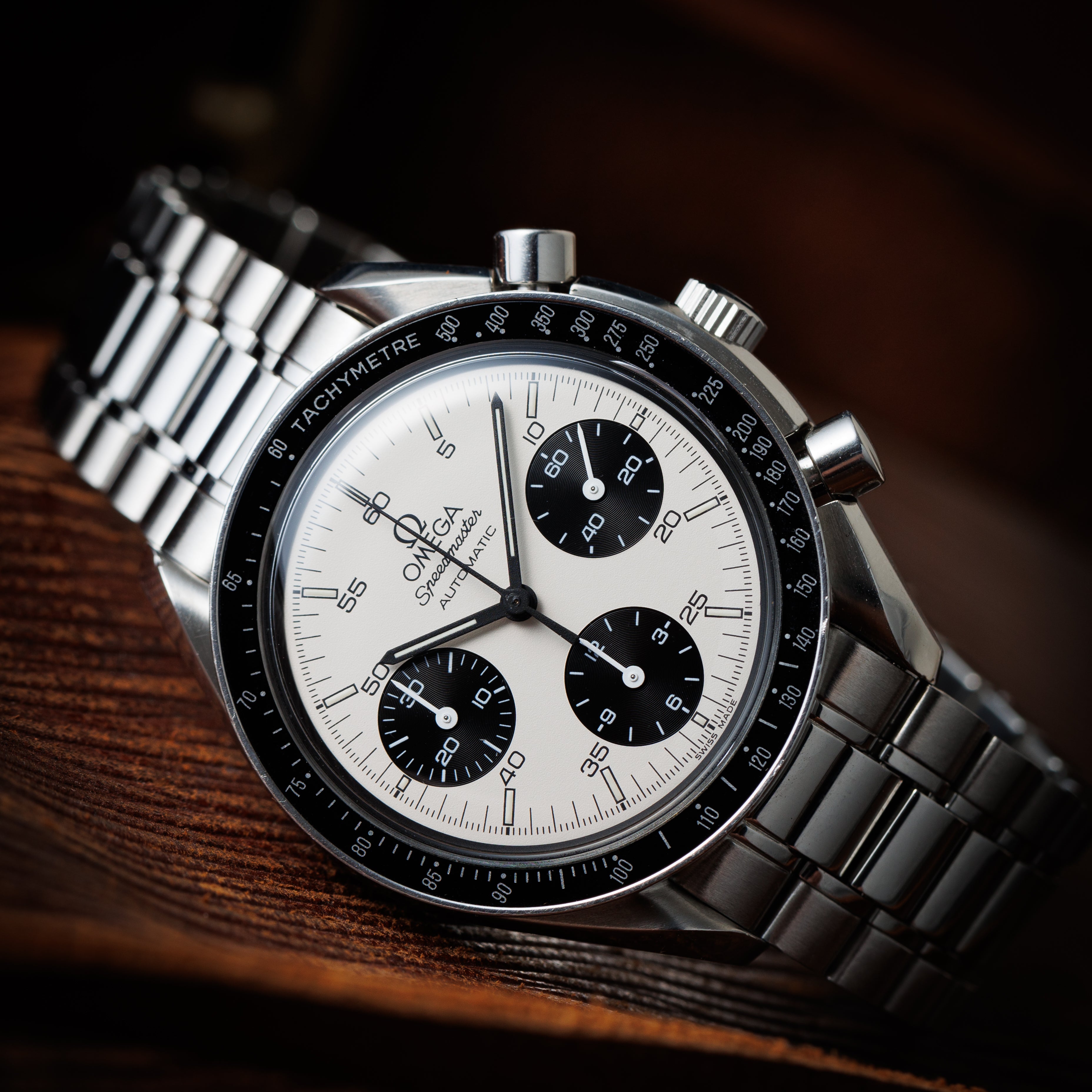 オメガ スピードマスター 限定パンダダイヤル 1999年製 オートマチック