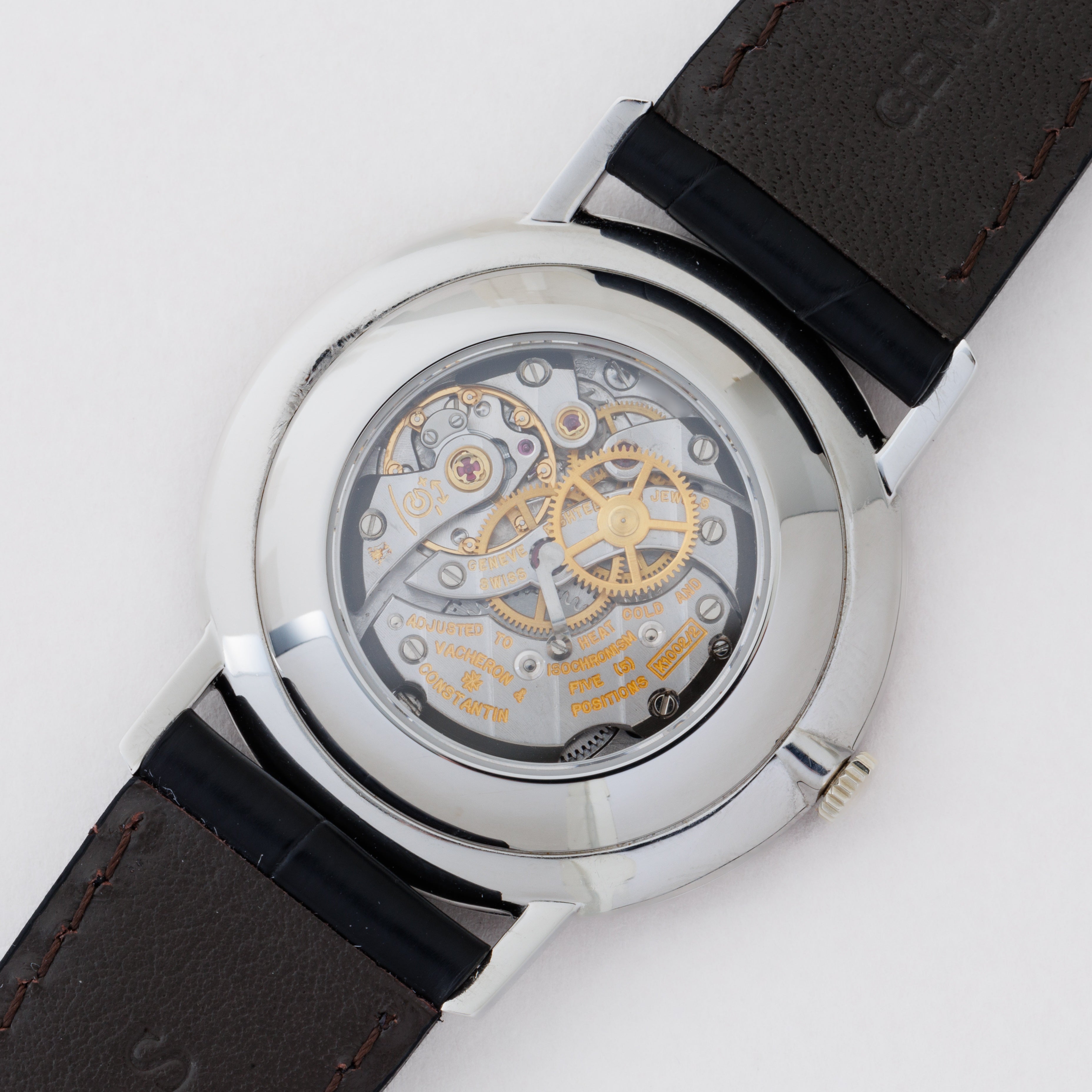 ヴァシュロン・コンスタンタン ラウンドケース 1970年代製 Ref.6563 裏スケルトン オリジナル裏蓋付き