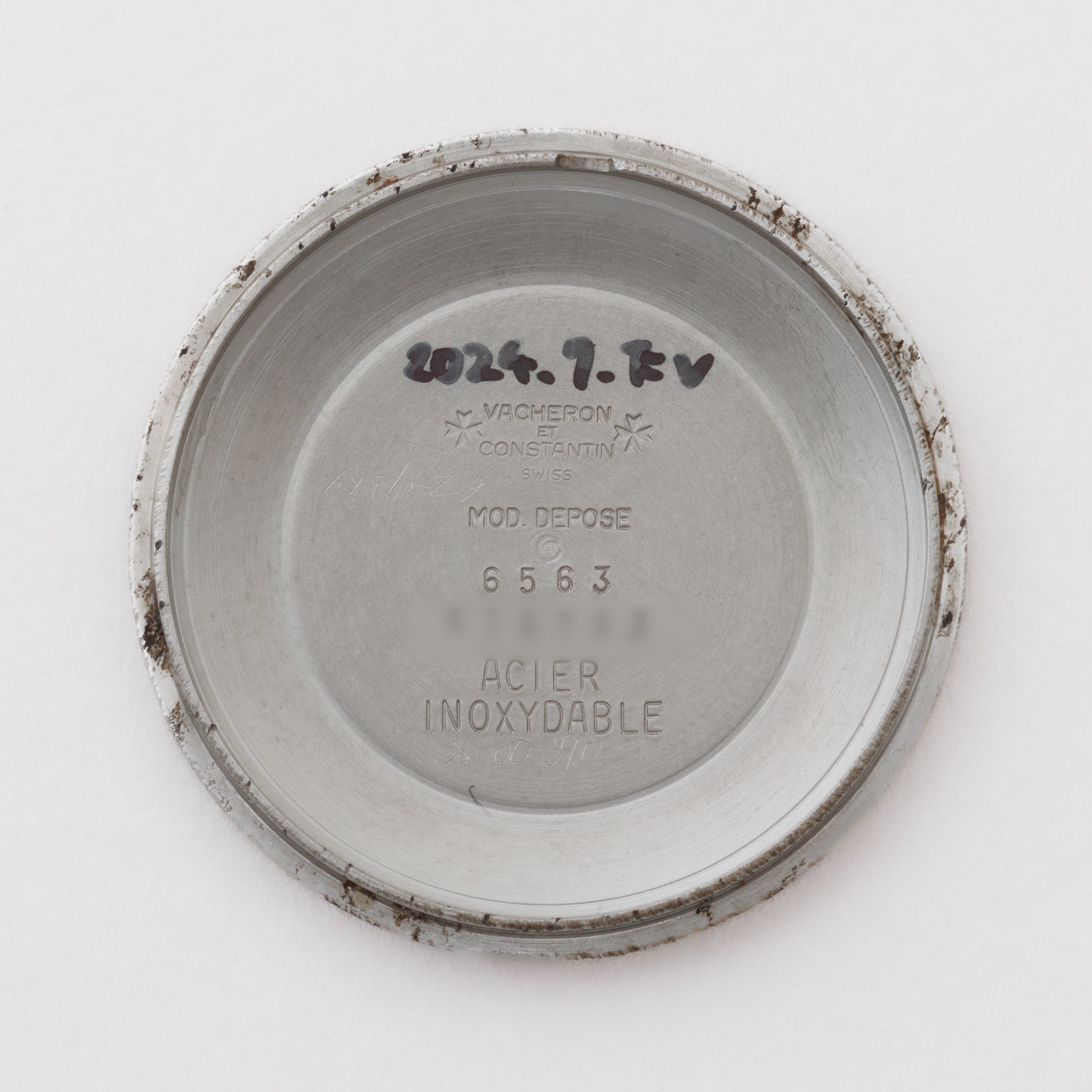ヴァシュロン・コンスタンタン ラウンドケース 1970年代製 Ref.6563 裏スケルトン オリジナル裏蓋付き