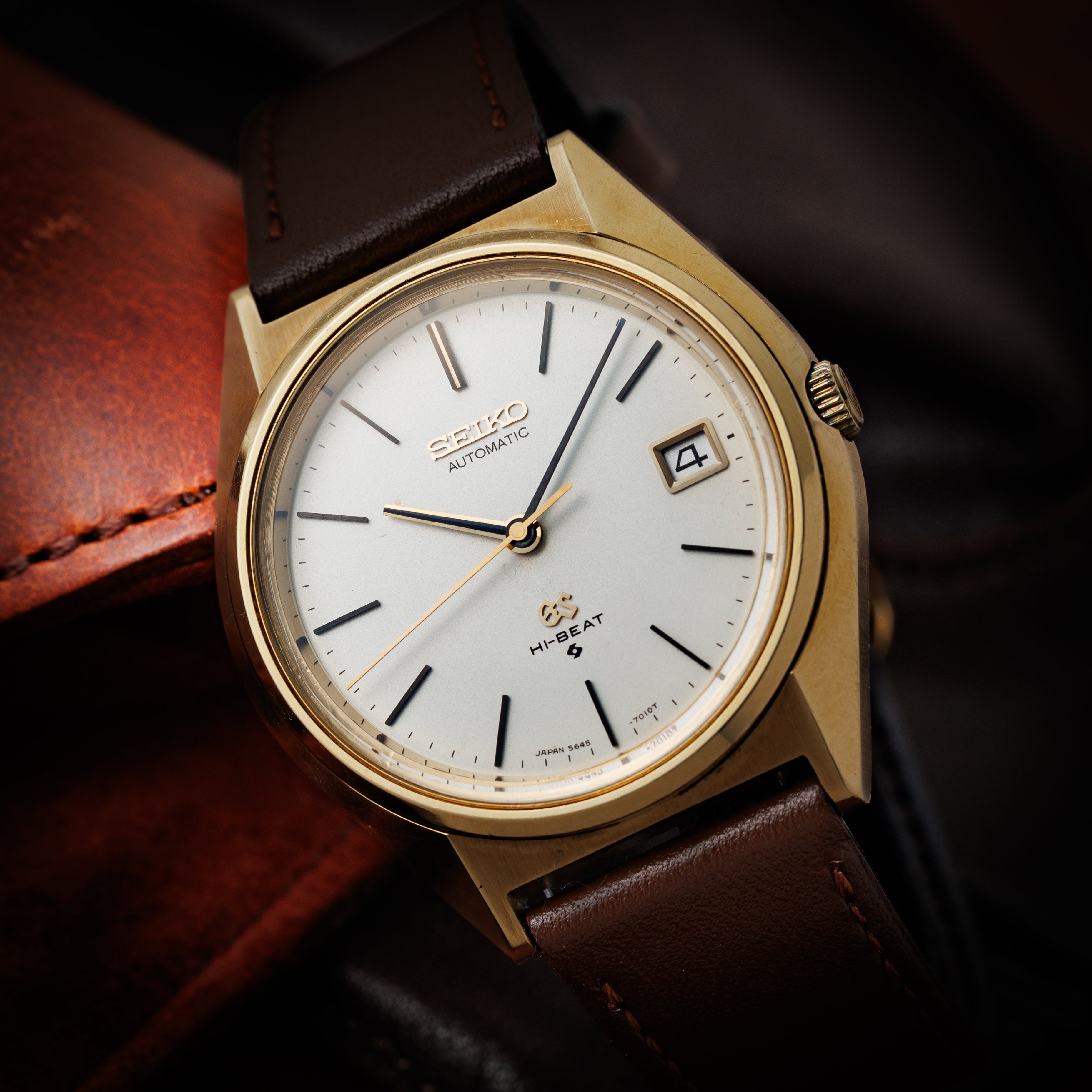 グランドセイコー 1970年製(昭和45年製) Ref.5645-7010 56GS CAPゴールド ハイビート自動巻