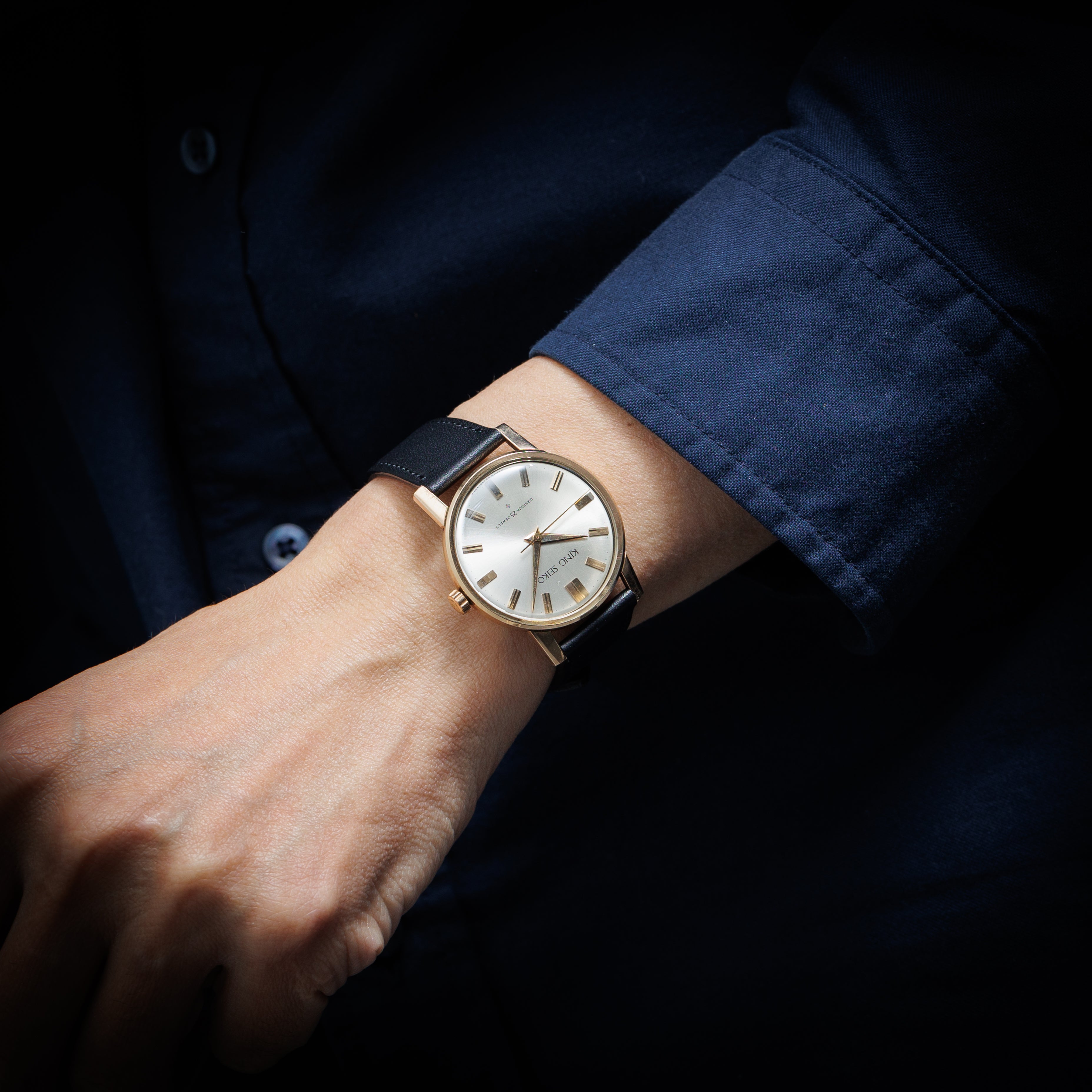 キングセイコー ファーストモデル 1962年製 Ref.14102E 金張り SDダイヤル