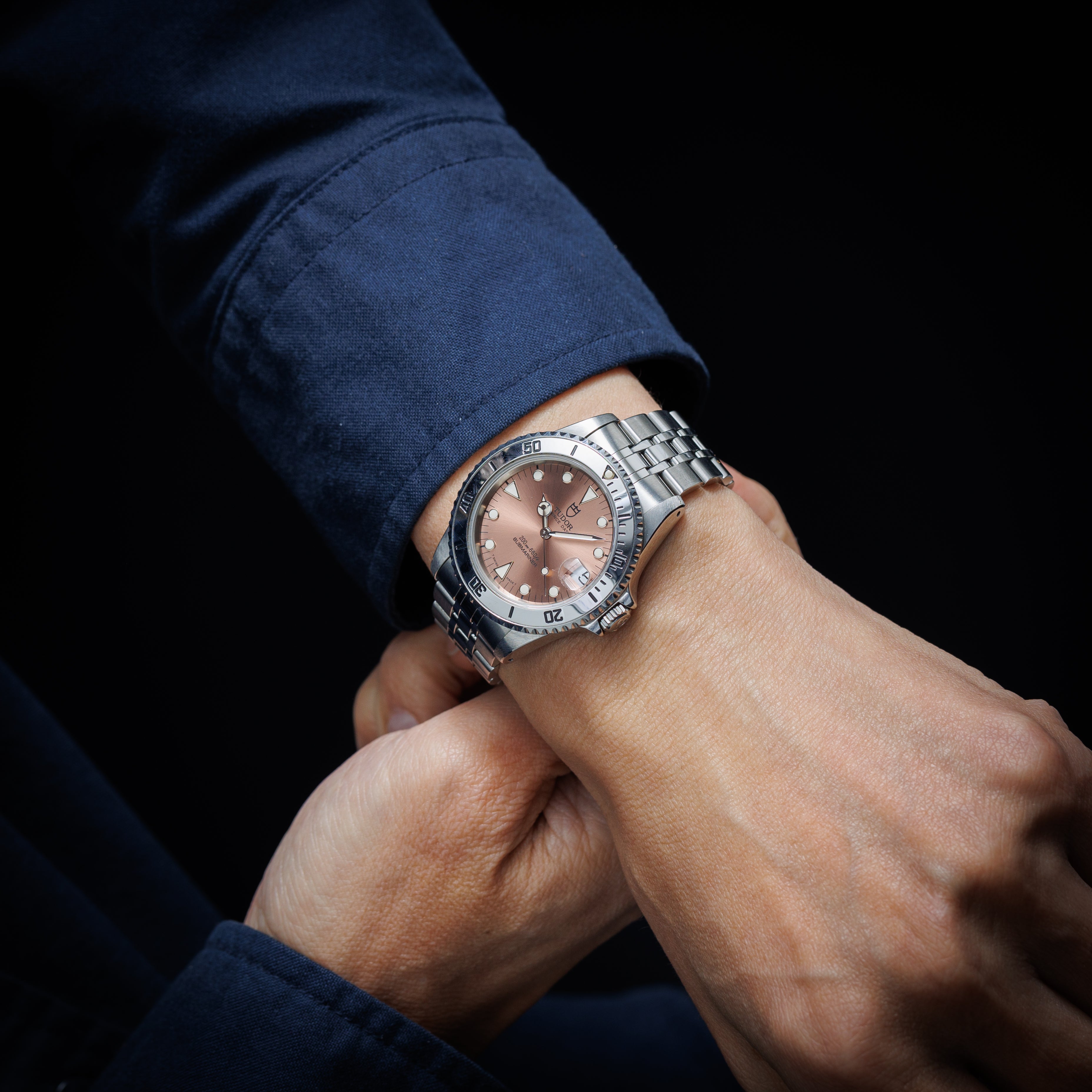 チューダー サブマリーナ 1997年製 Ref.75190 ミッドサイズ ピンクダイヤル