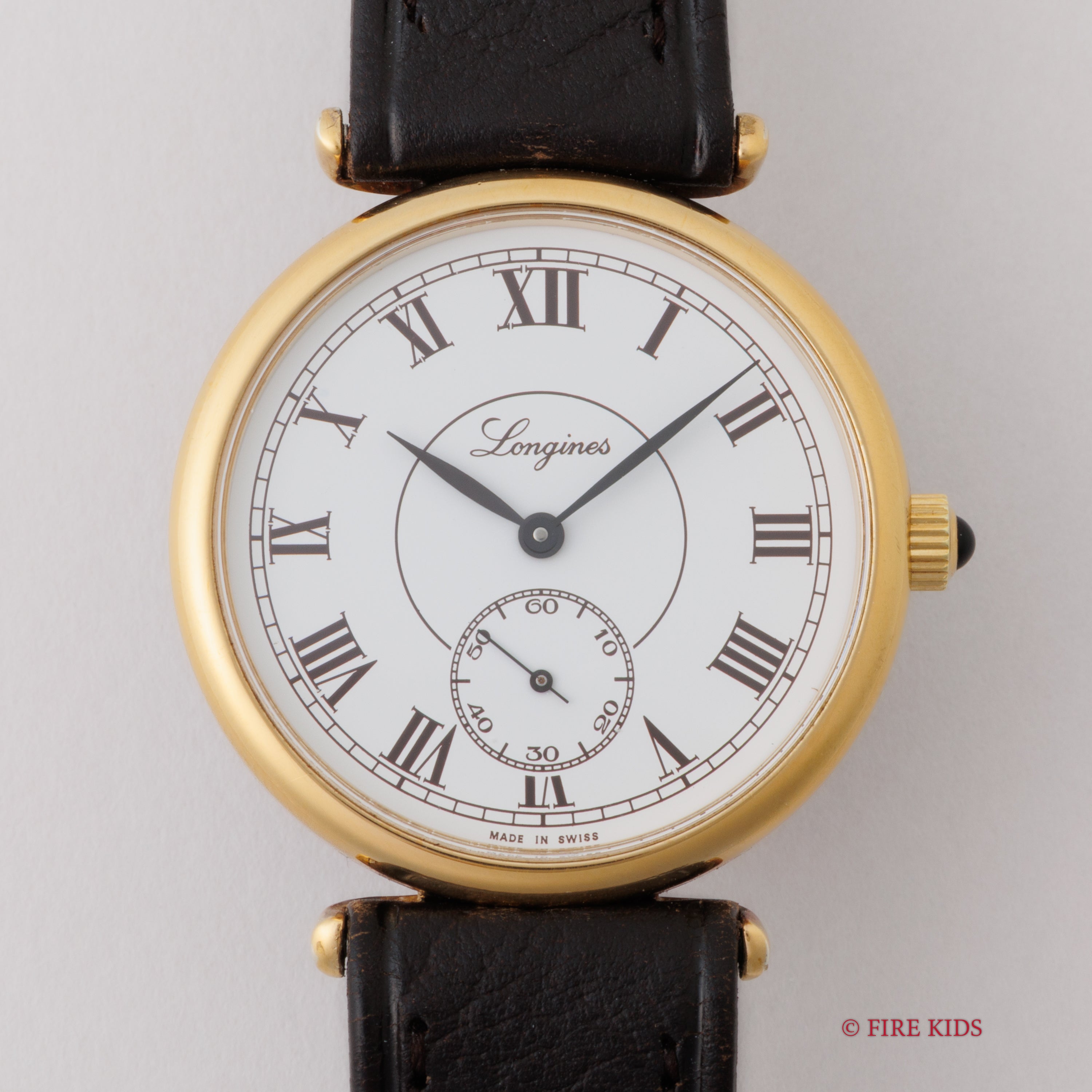 ロンジン 1982年製 150周年記念モデル スモールセコンド ローマンダイヤル 手巻