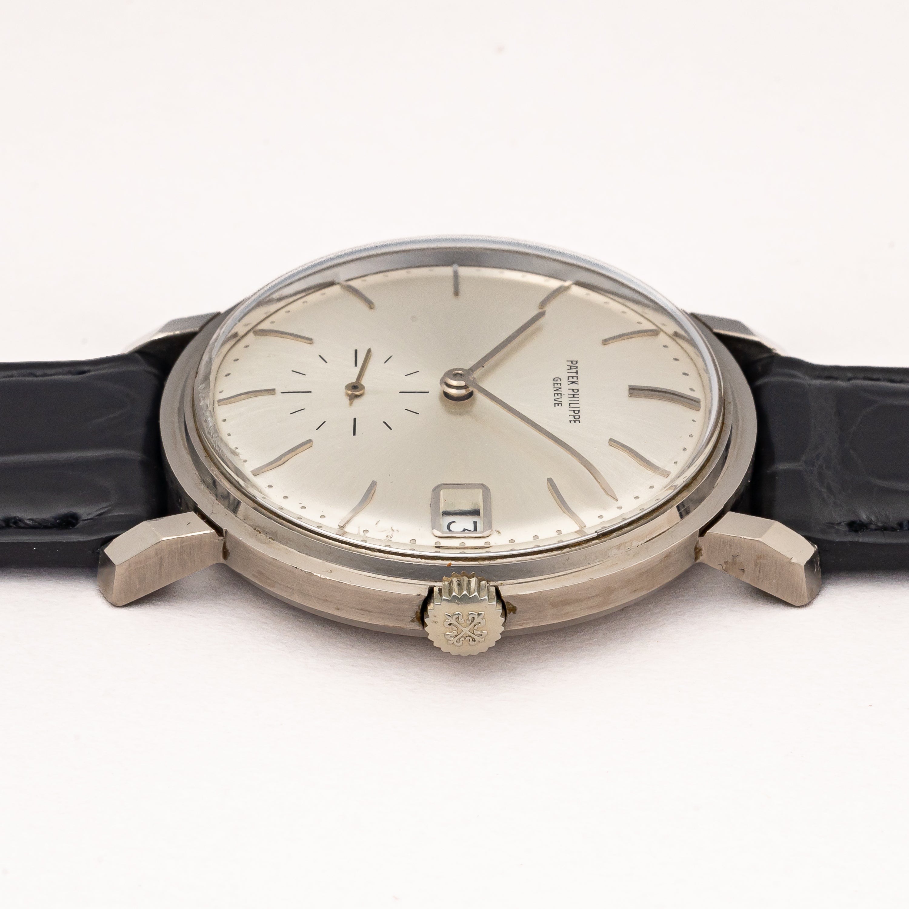 パテックフィリップ カラトラバ 1969年製 Ref.3445 Cal.27-460M 自動巻 18金無垢ホワイトゴールド アーカイブ付き