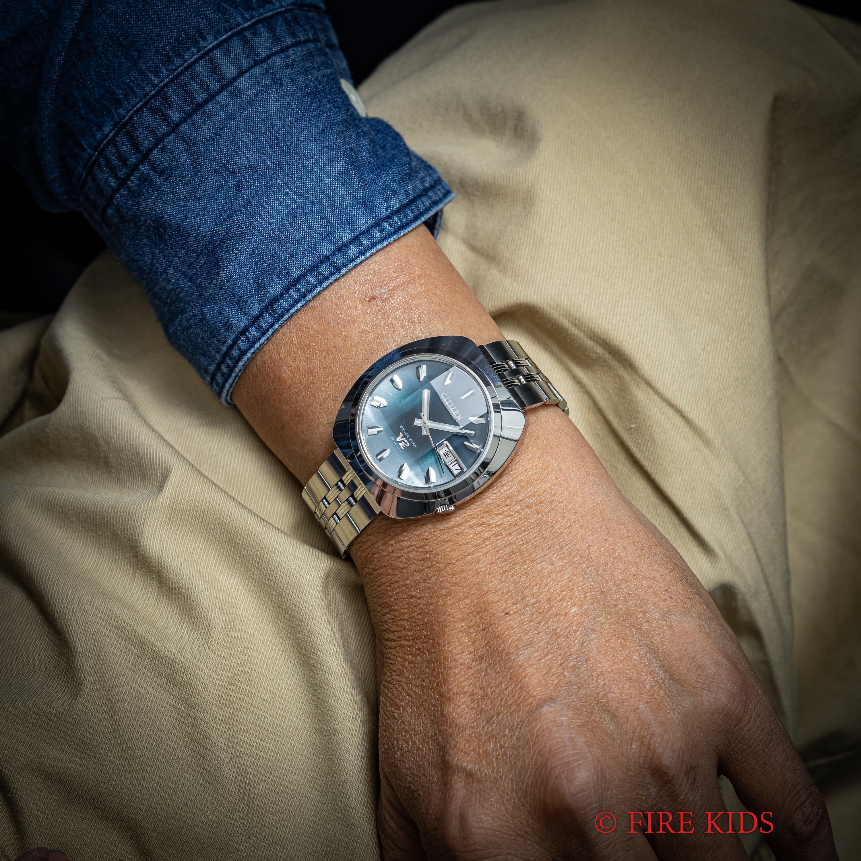 シチズン セブンスターV2 1972年製 ブルーグラデーション Ref.4-770960TA N.O.S