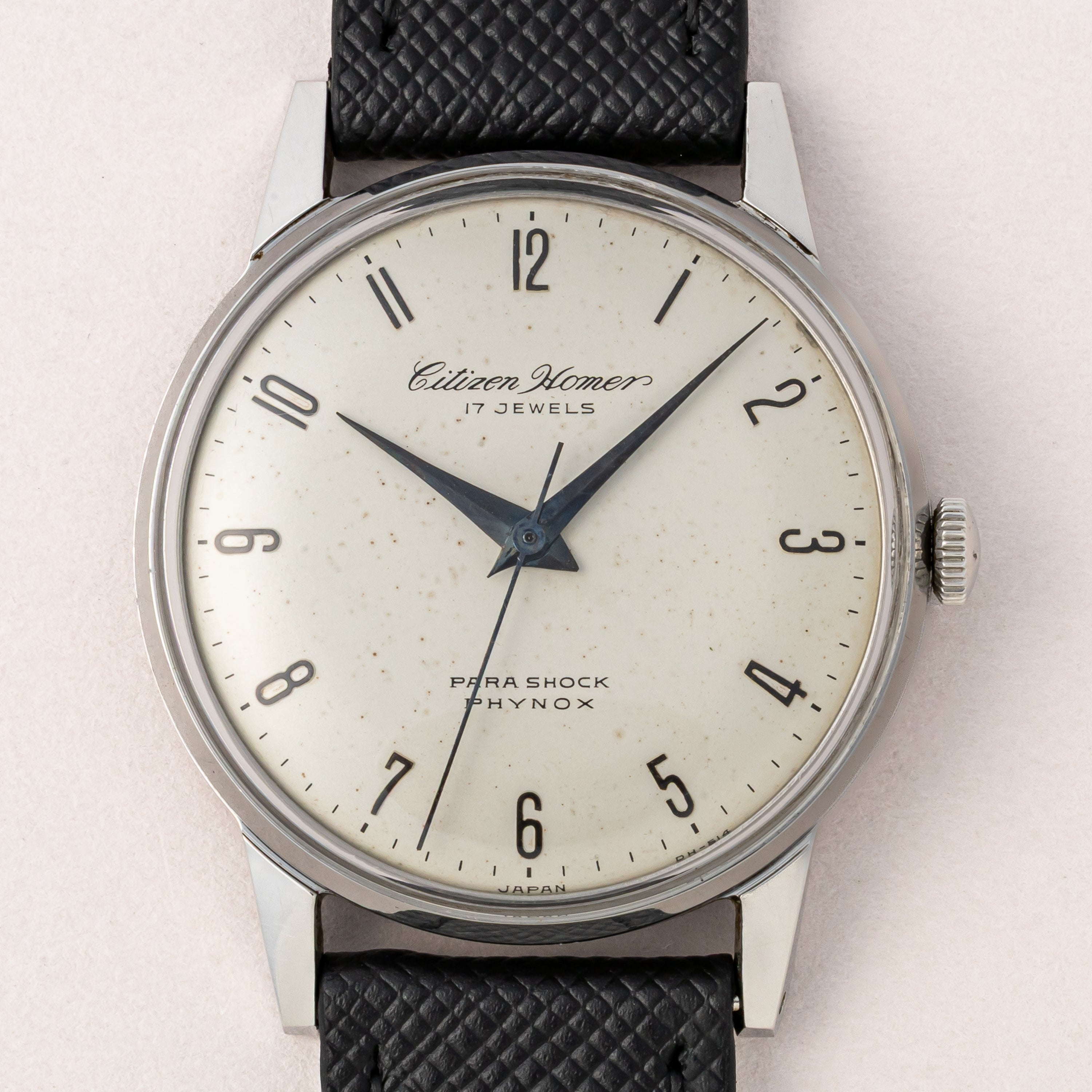 シチズン ホーマー 1962年製 手巻き 希少全数字文字盤 パラショック
