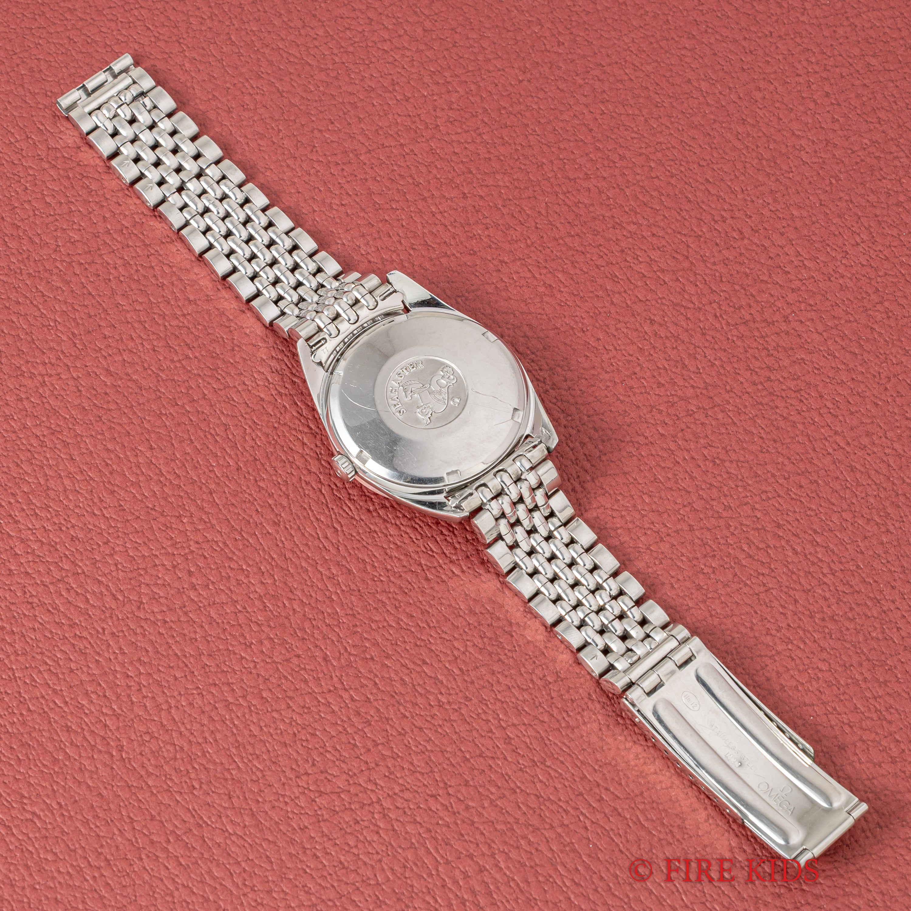 オメガ シーマスター 1966年製 Ref.166.010 自動巻 Cal.562 シルバーダイヤル 純正ライスブレス