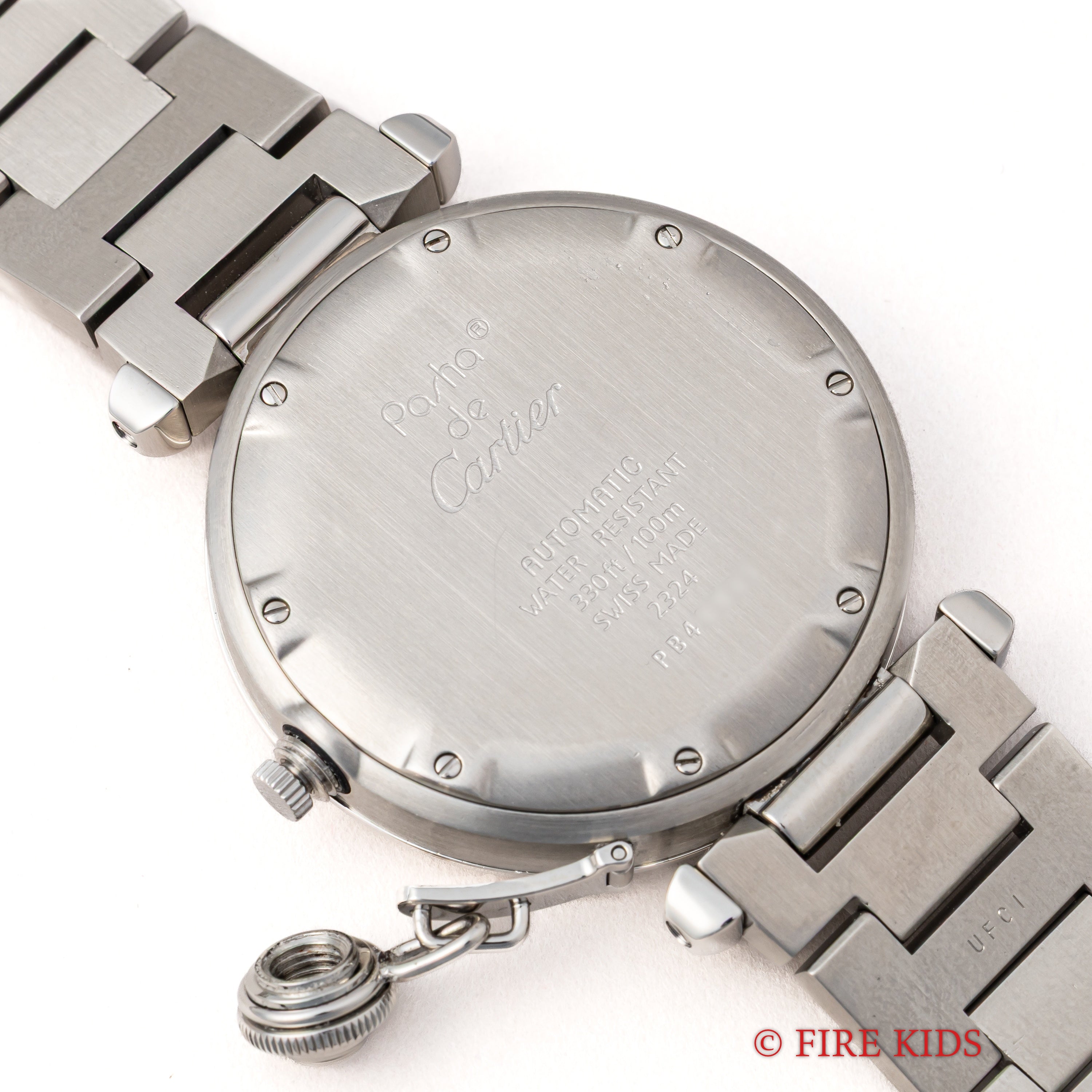 カルティエ パシャC 1990年代製 Ref.2324 ホワイトダイヤル トリチウム夜光 箱・ギャラ付き