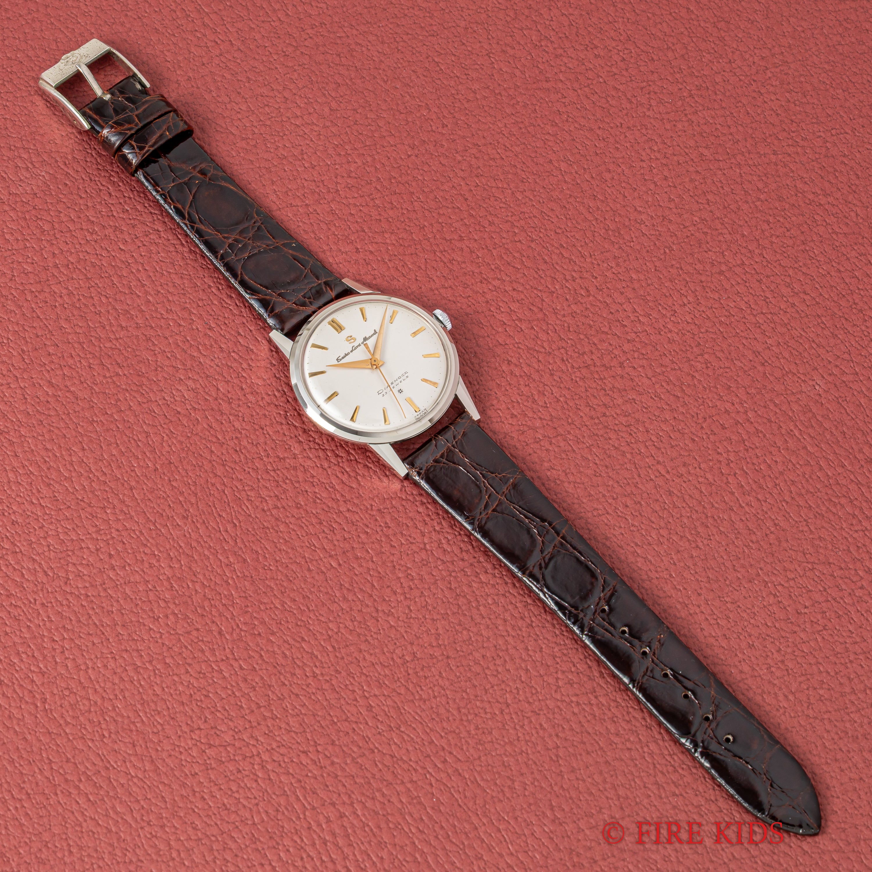 セイコー ロードマーベル初期型 1959年製 手巻き S蛇 彫SD文字盤 Ref.14056 純正尾錠付き