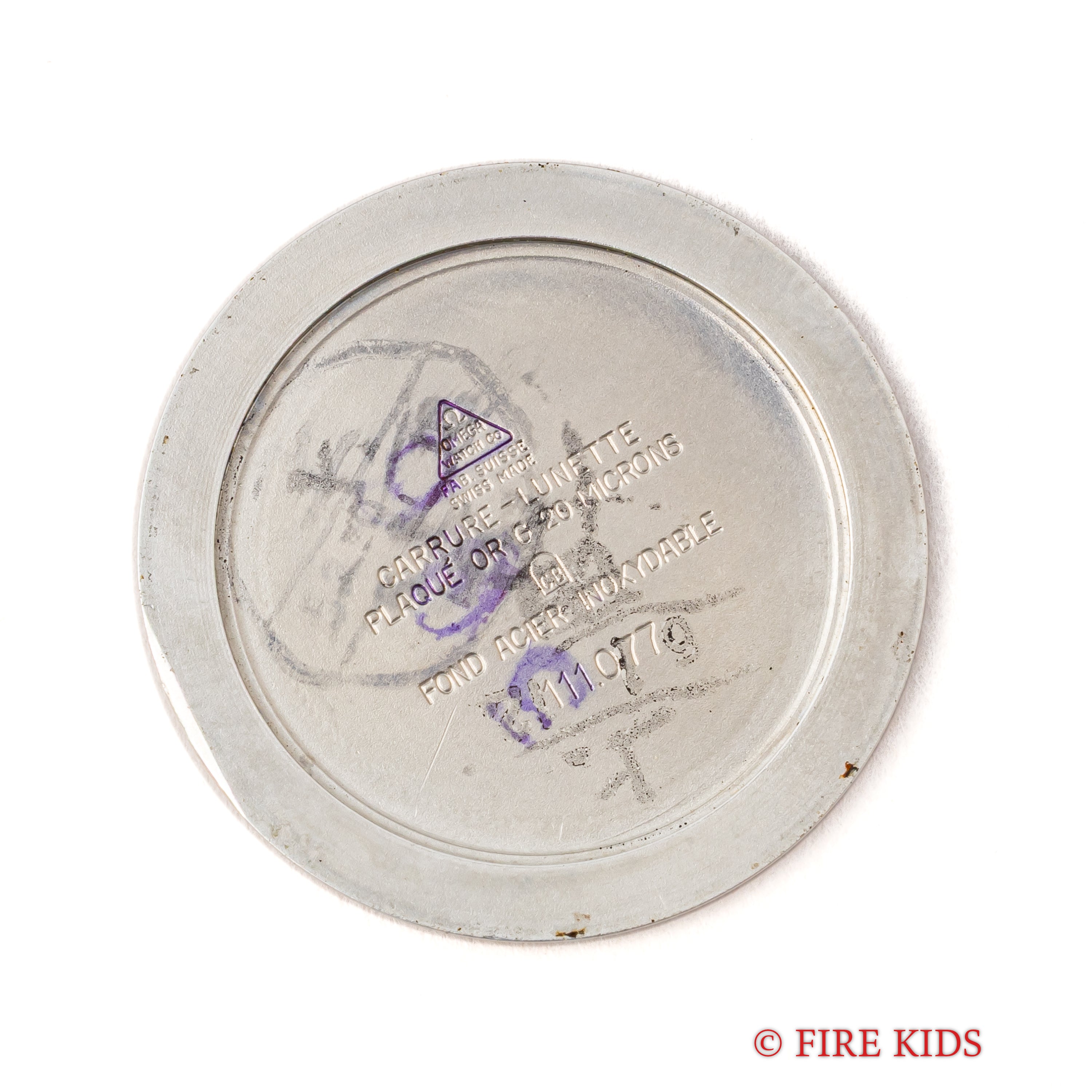 オメガ デ・ヴィル ローマンダイヤル 金張りラウンドケース 1969年製 Ref.111.077