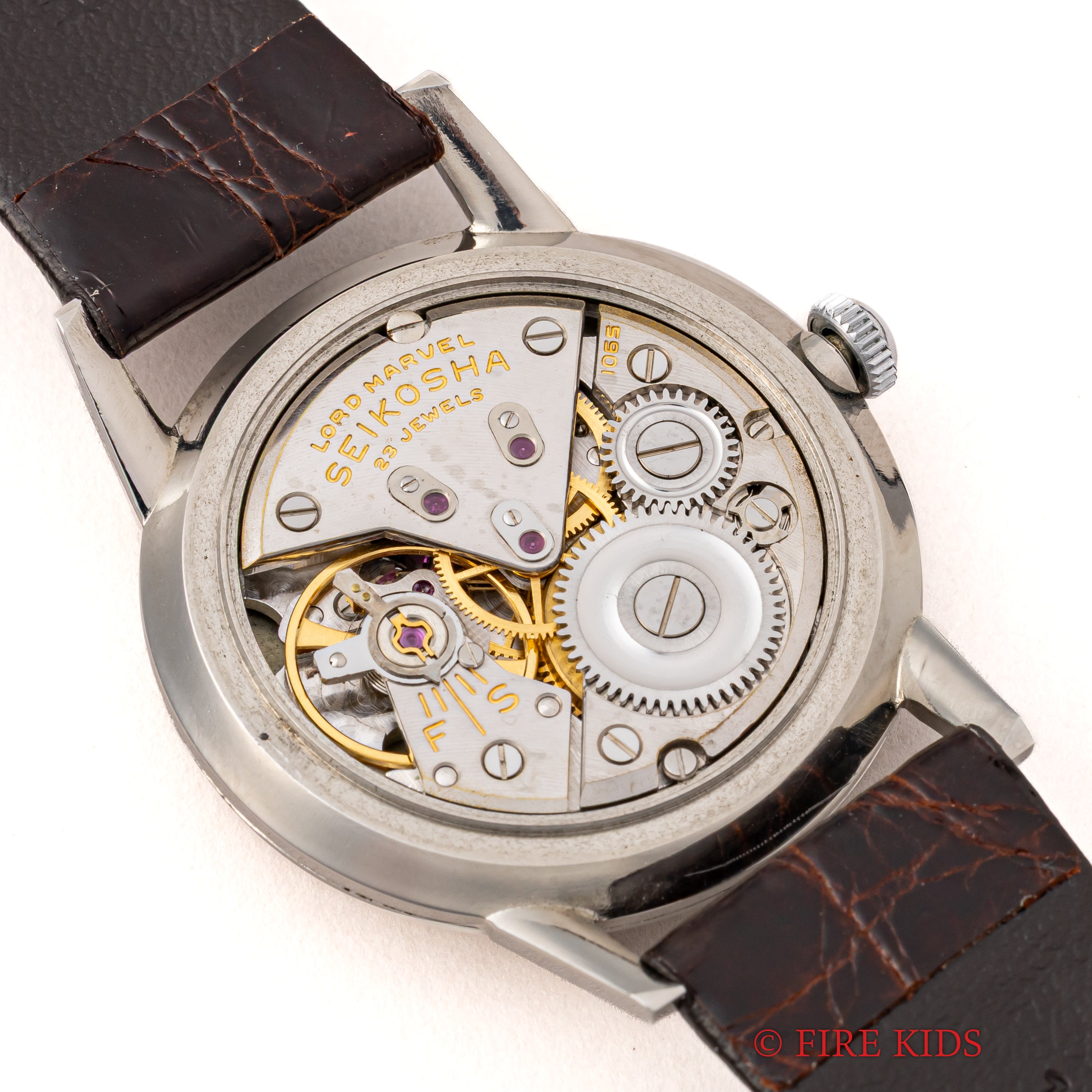 セイコー ロードマーベル初期型 1959年製 手巻き S蛇 彫SD文字盤 Ref.14056 純正尾錠付き